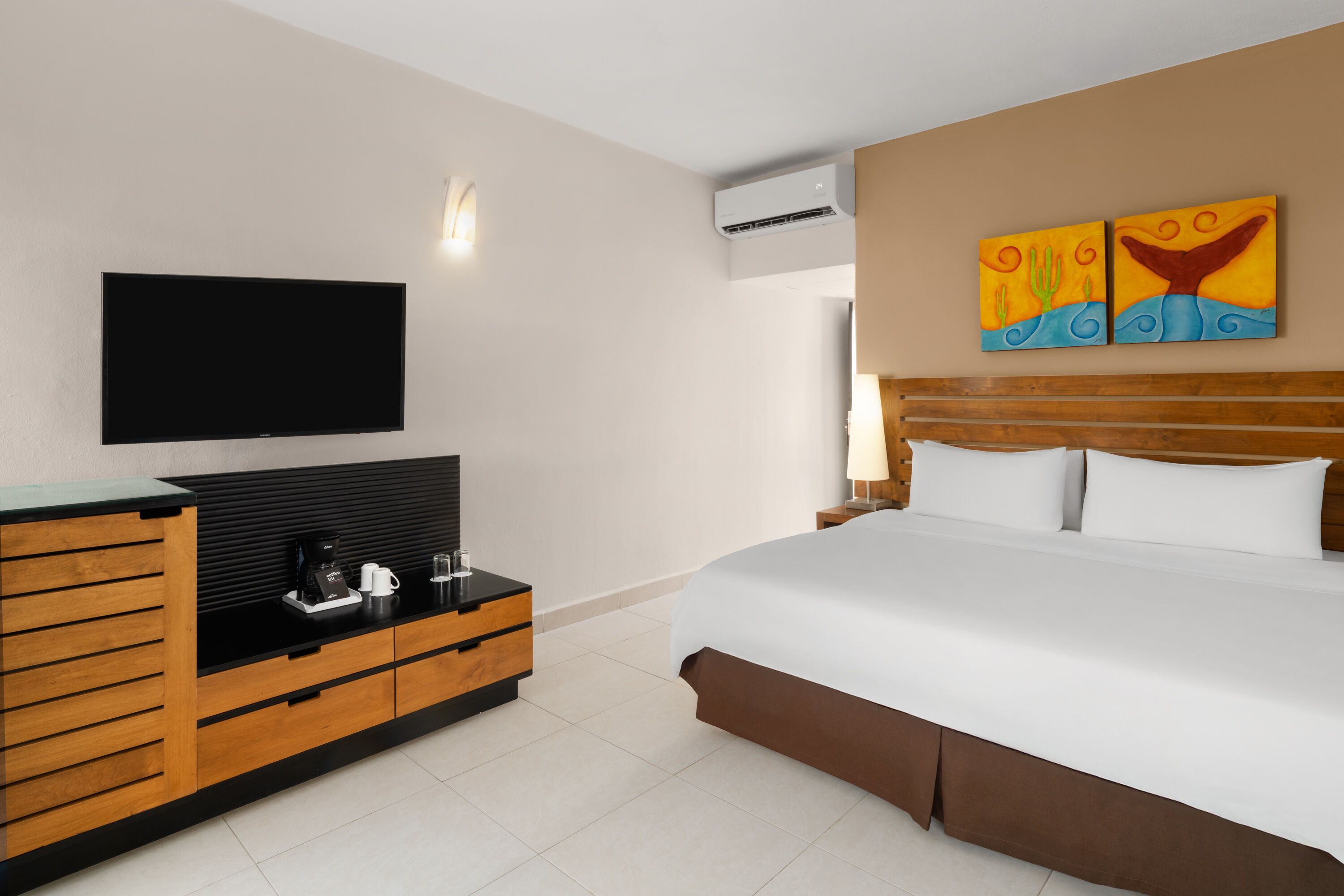 Guest room at the Grand Decameron Los Cabos, A Trademark All Inclusive Resort in San Jose del Cabo, Other than US/Canada