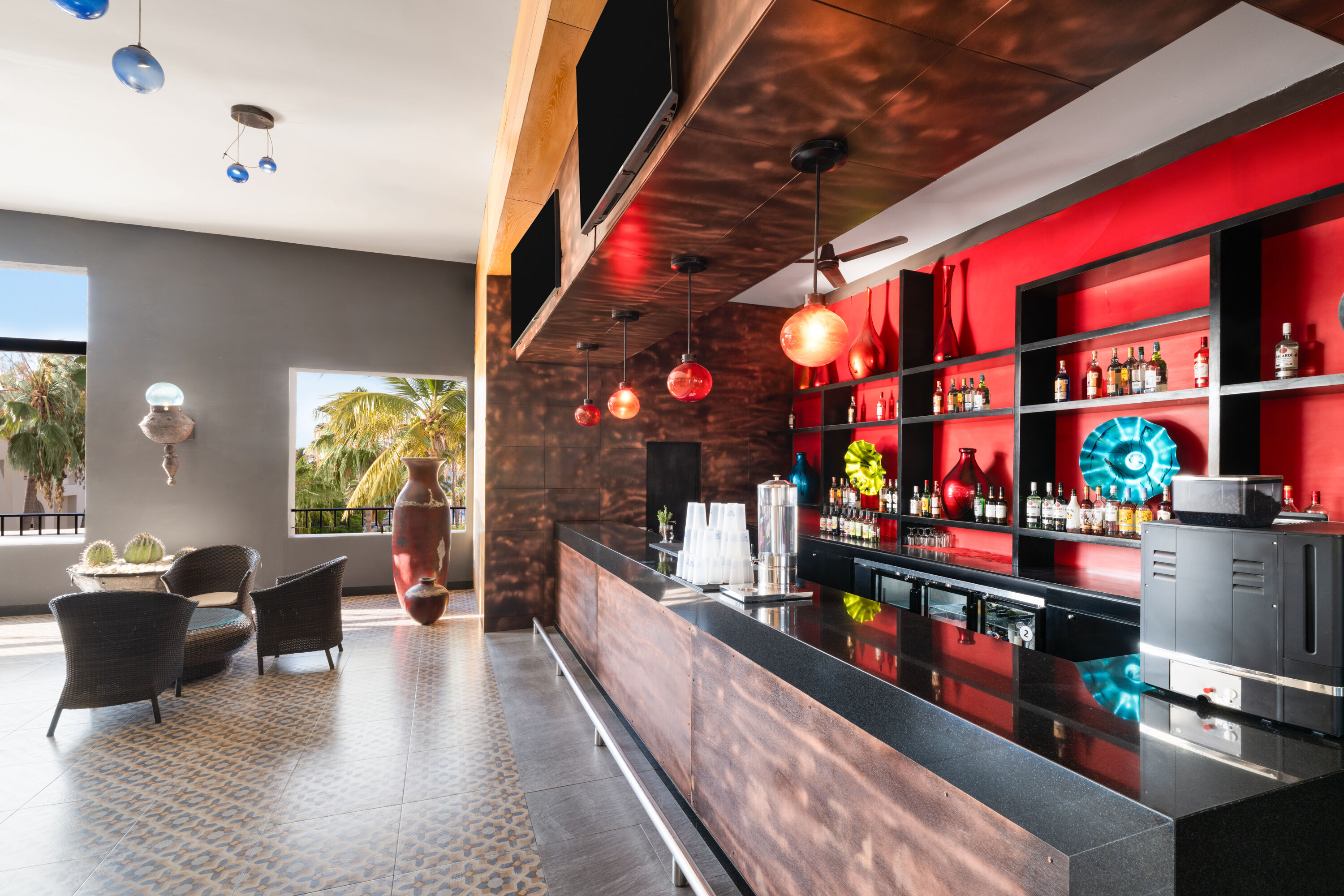 Grand Decameron Los Cabos, A Trademark All Inclusive Resort lobby bar in San Jose del Cabo, Other than US/Canada