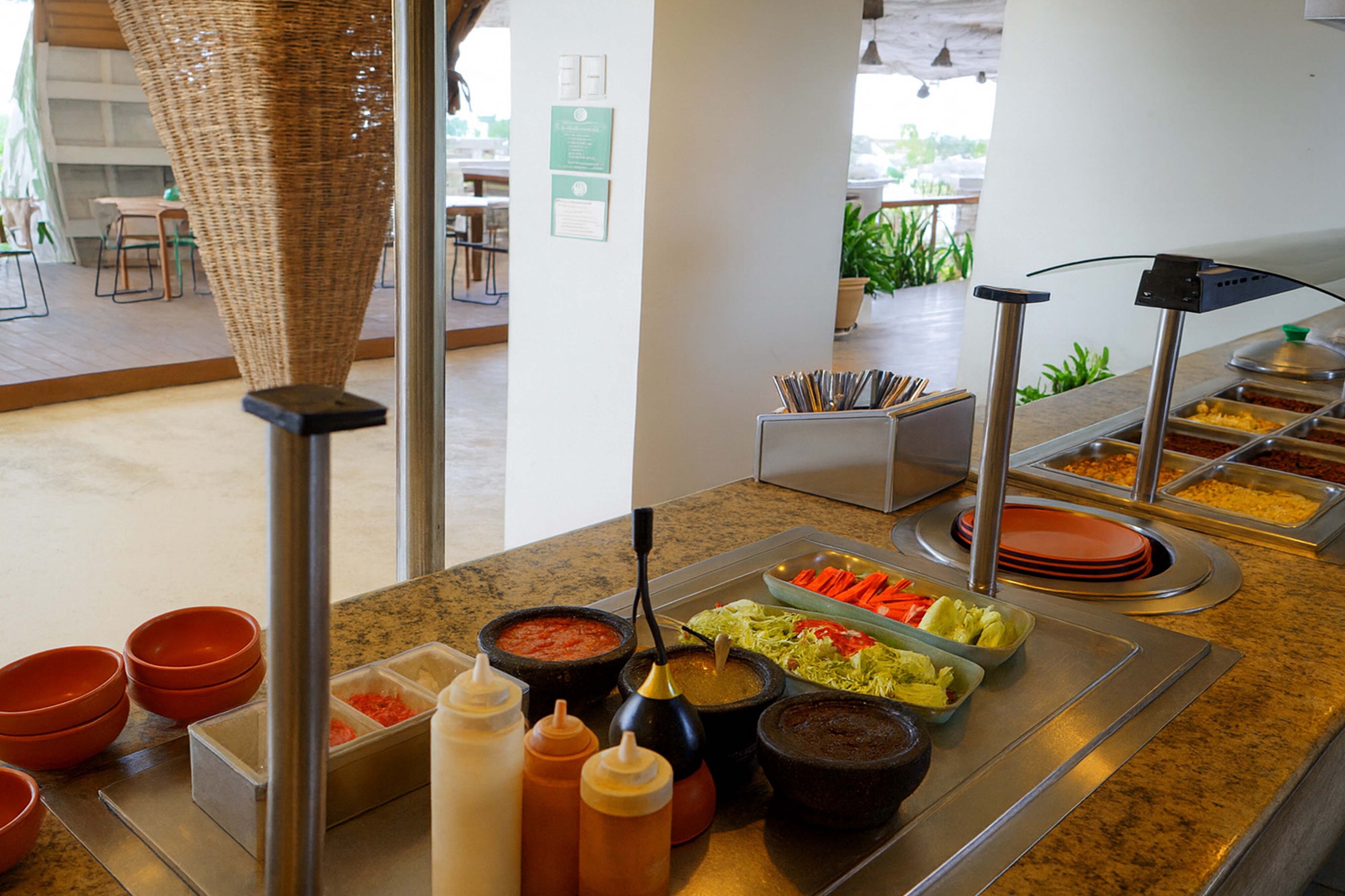 Siente Tulum & Cenote Club, a Trademark by Wyndham Hotel restaurant buffet in Tulum, Other than US/Canada