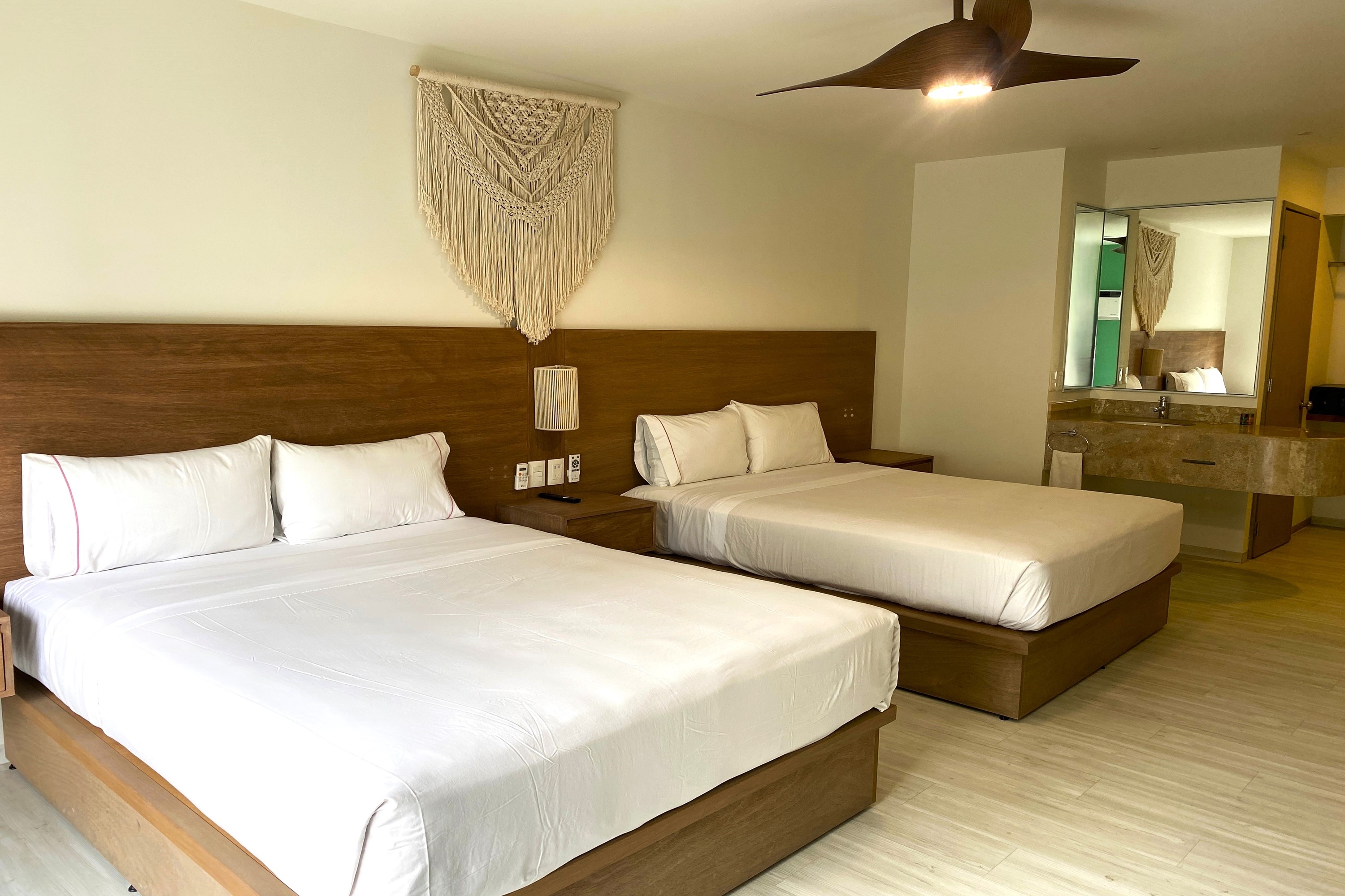 Guest room at the Siente Tulum & Cenote Club, a Trademark by Wyndham Hotel in Tulum, Other than US/Canada