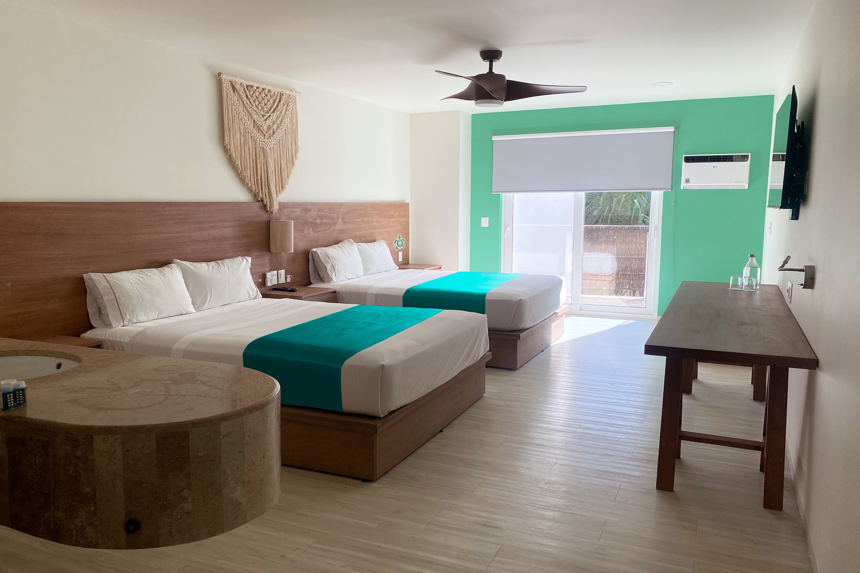 Guest room at the Siente Tulum & Cenote Club, a Trademark by Wyndham Hotel in Tulum, Other than US/Canada