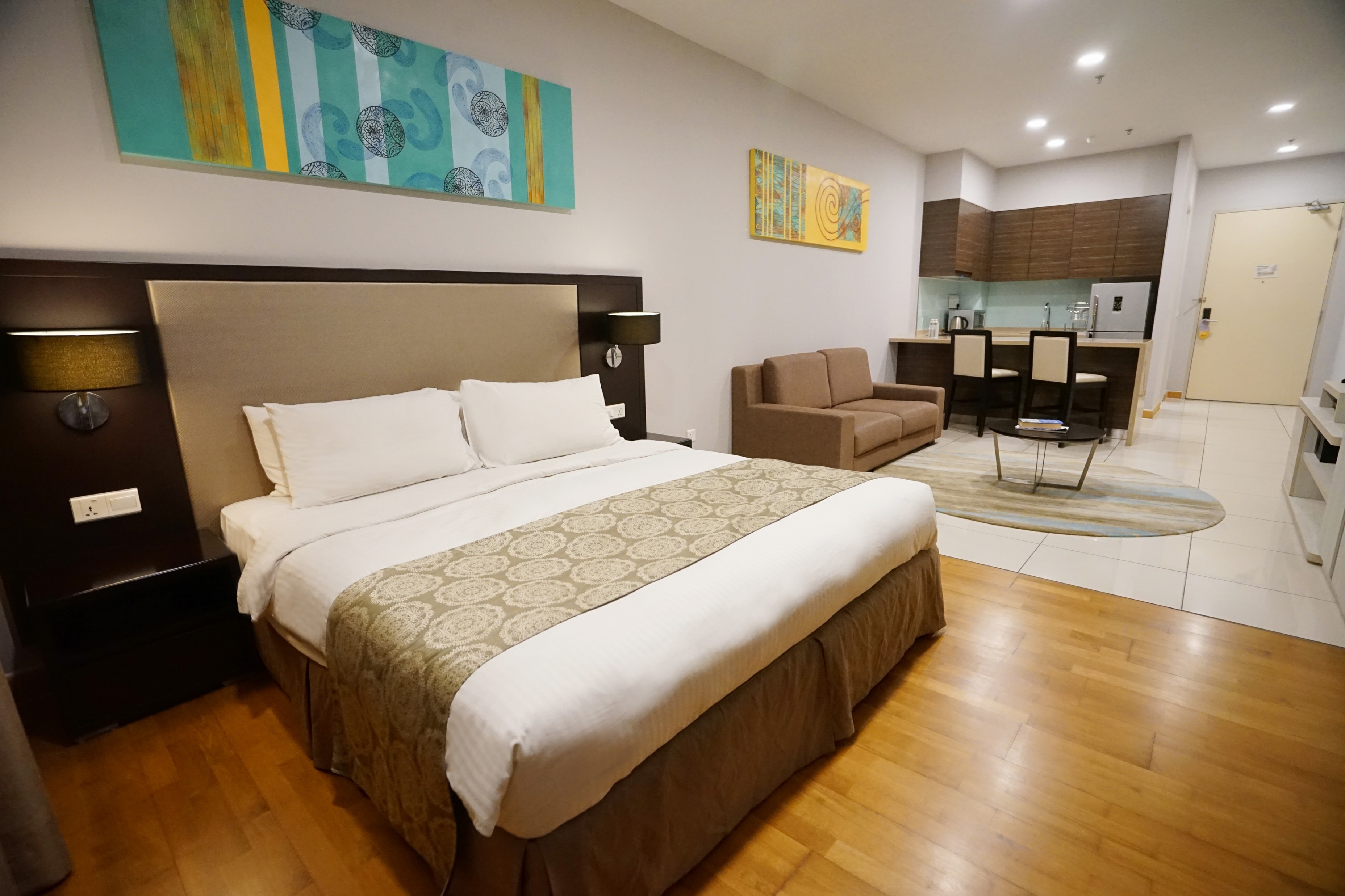 Guest room at the Trinidad Suites Johor, Trademark Collection by Wyndham in Iskandar Puteri, Other than US/Canada