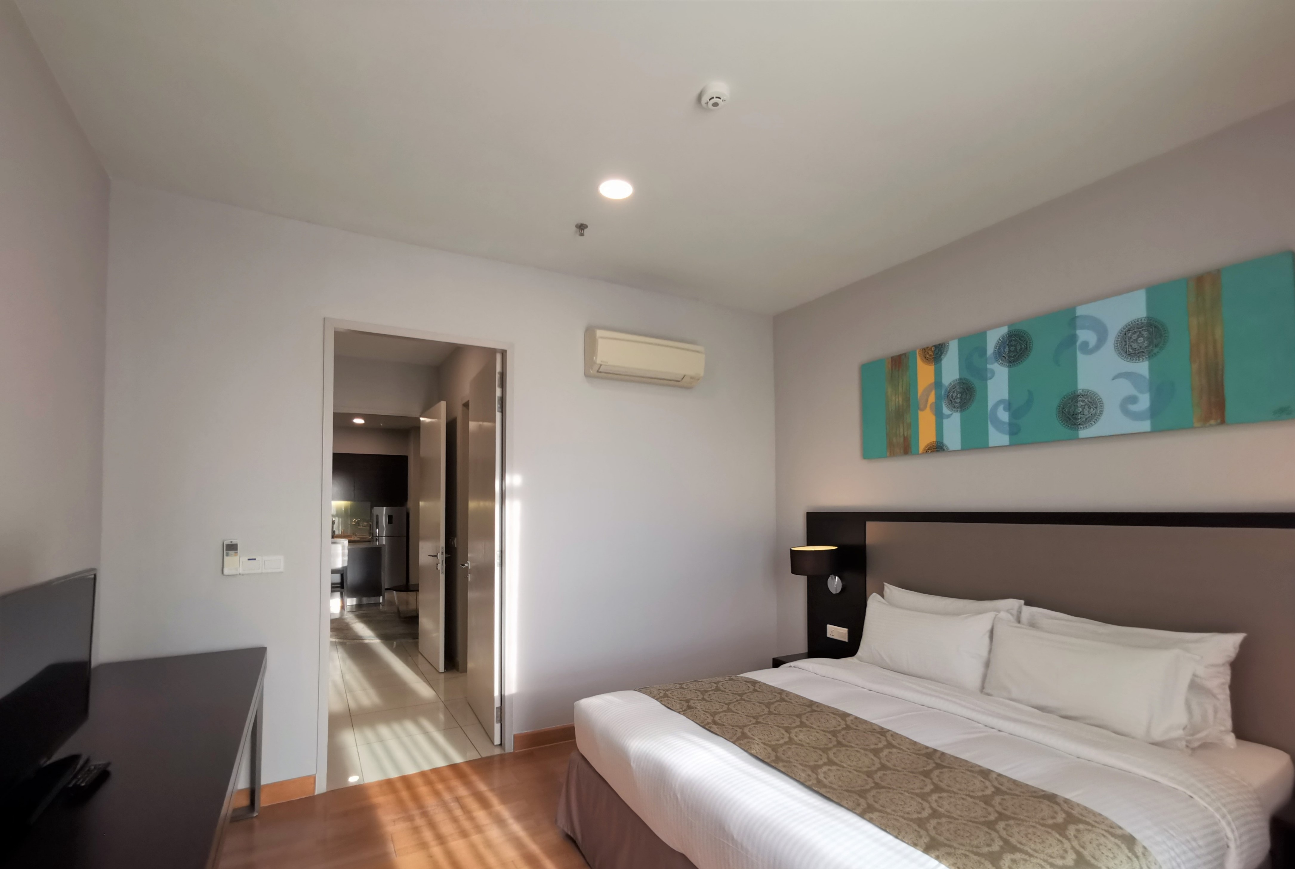 Guest room at the Trinidad Suites Johor, Trademark Collection by Wyndham in Iskandar Puteri, Other than US/Canada