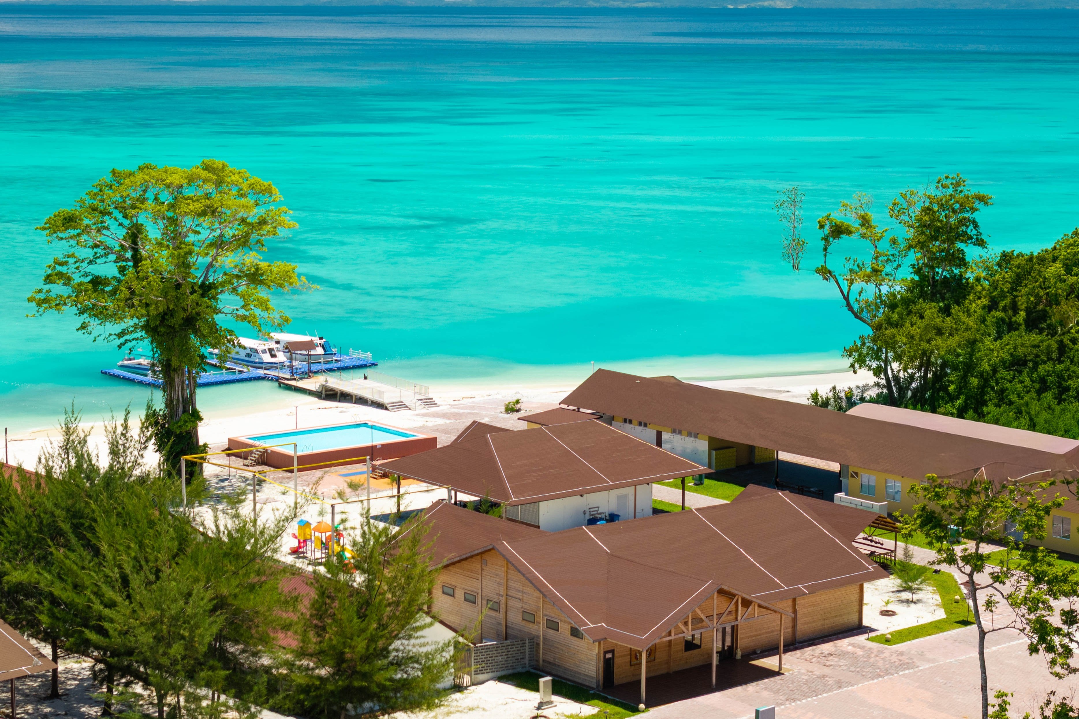 Exterior of JSK Mantanani Island Resorts Trademark by Wyndham hotel in Kota Belud, Other than US/Canada