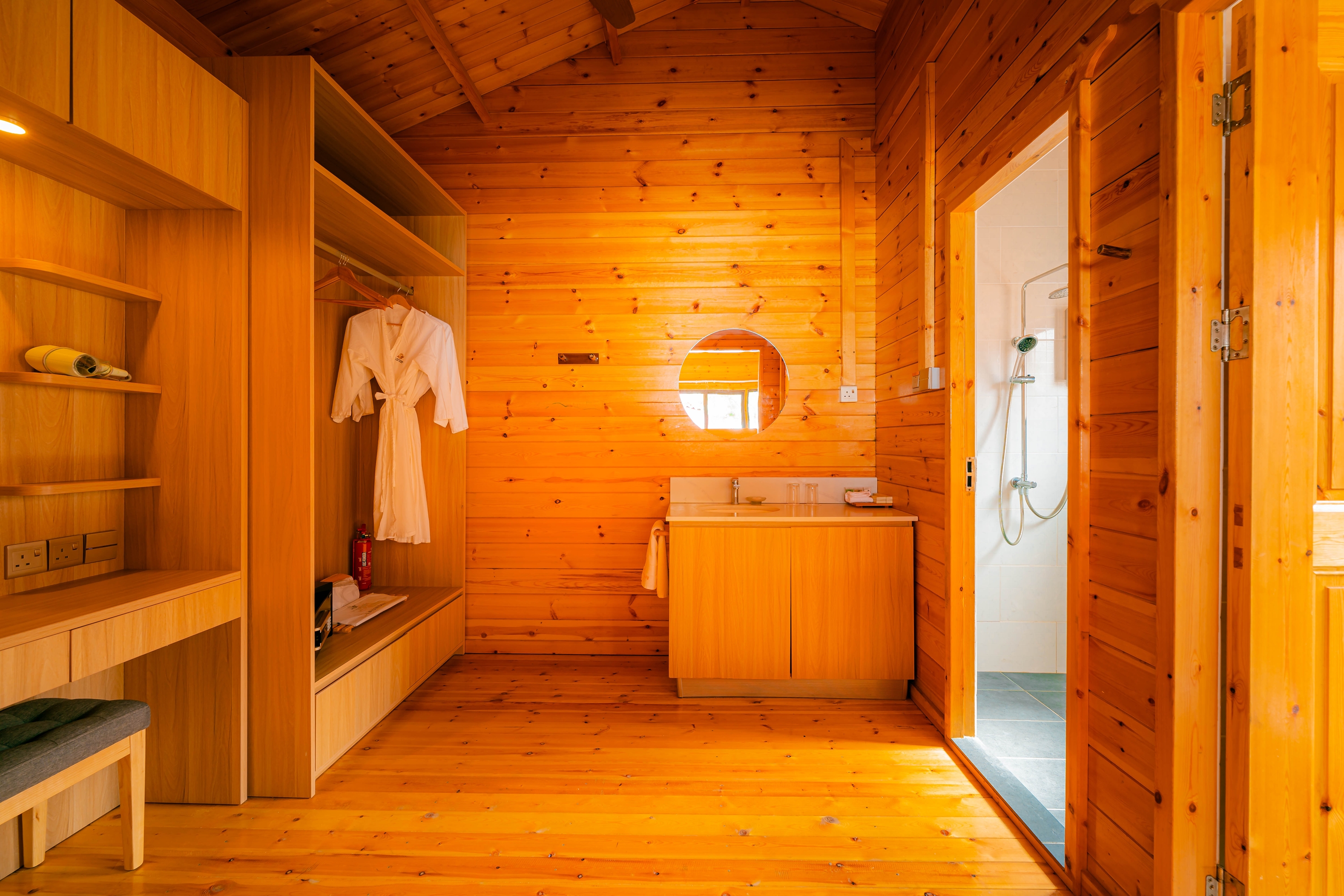 Guest room feature at the JSK Mantanani Island Resorts Trademark by Wyndham in Kota Belud, Other than US/Canada