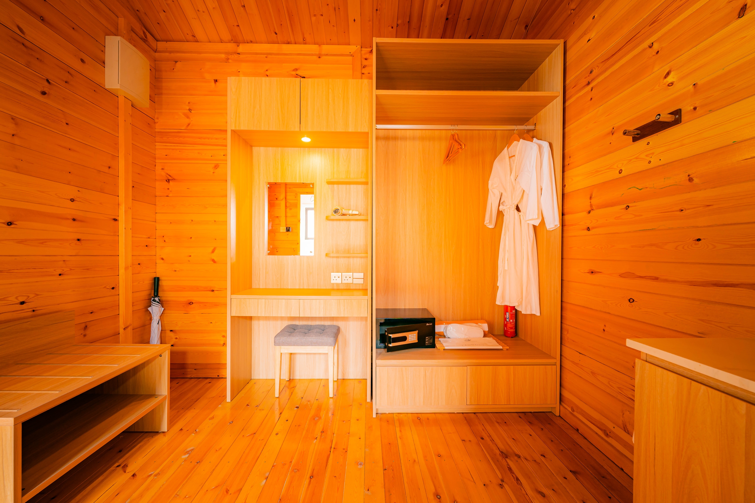 Guest room feature at the JSK Mantanani Island Resorts Trademark by Wyndham in Kota Belud, Other than US/Canada
