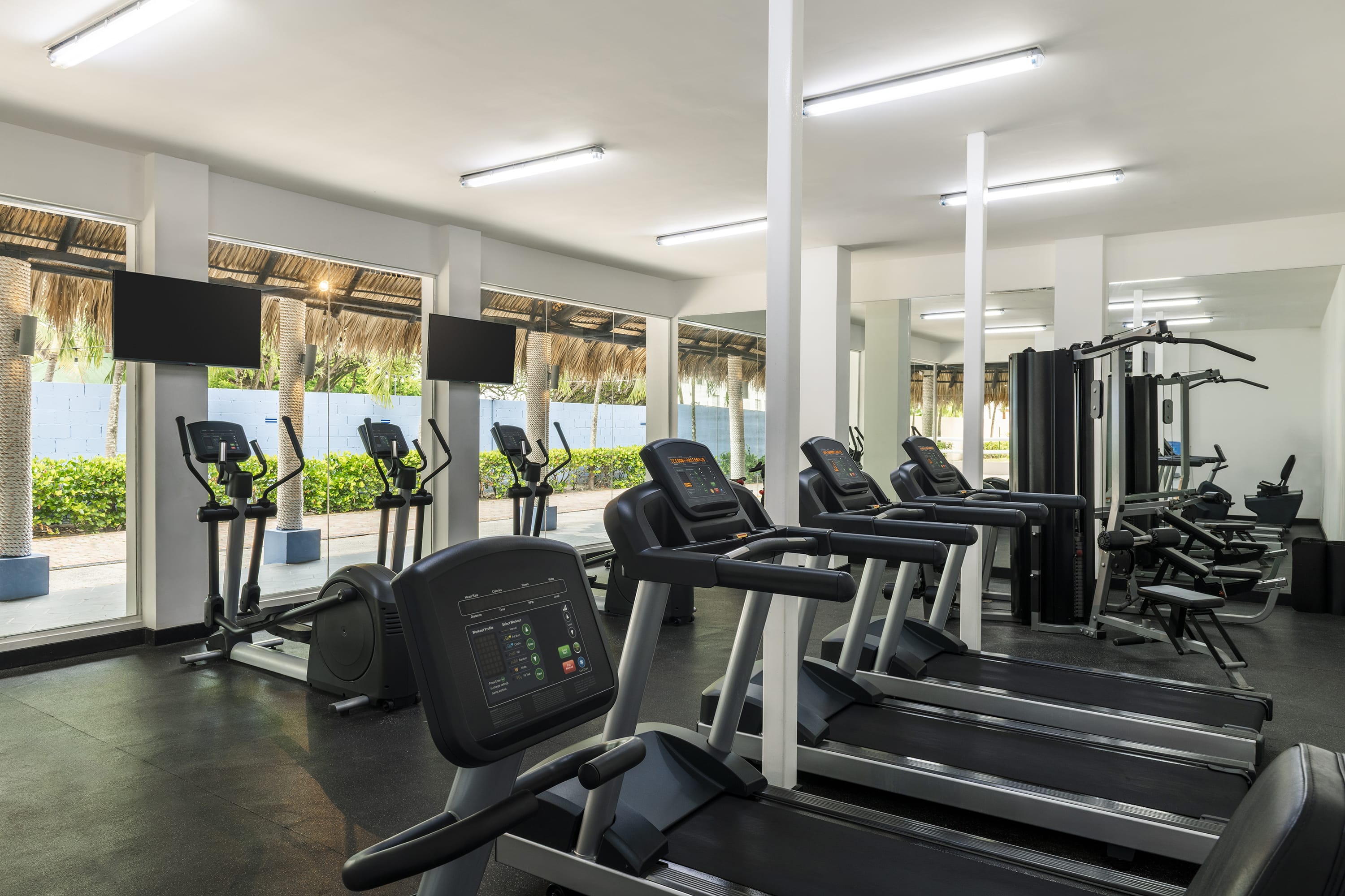 Fitness room at Grand Decameron Panama, A Trademark All Inclusive Resort in Farallon, Other than US/Canada