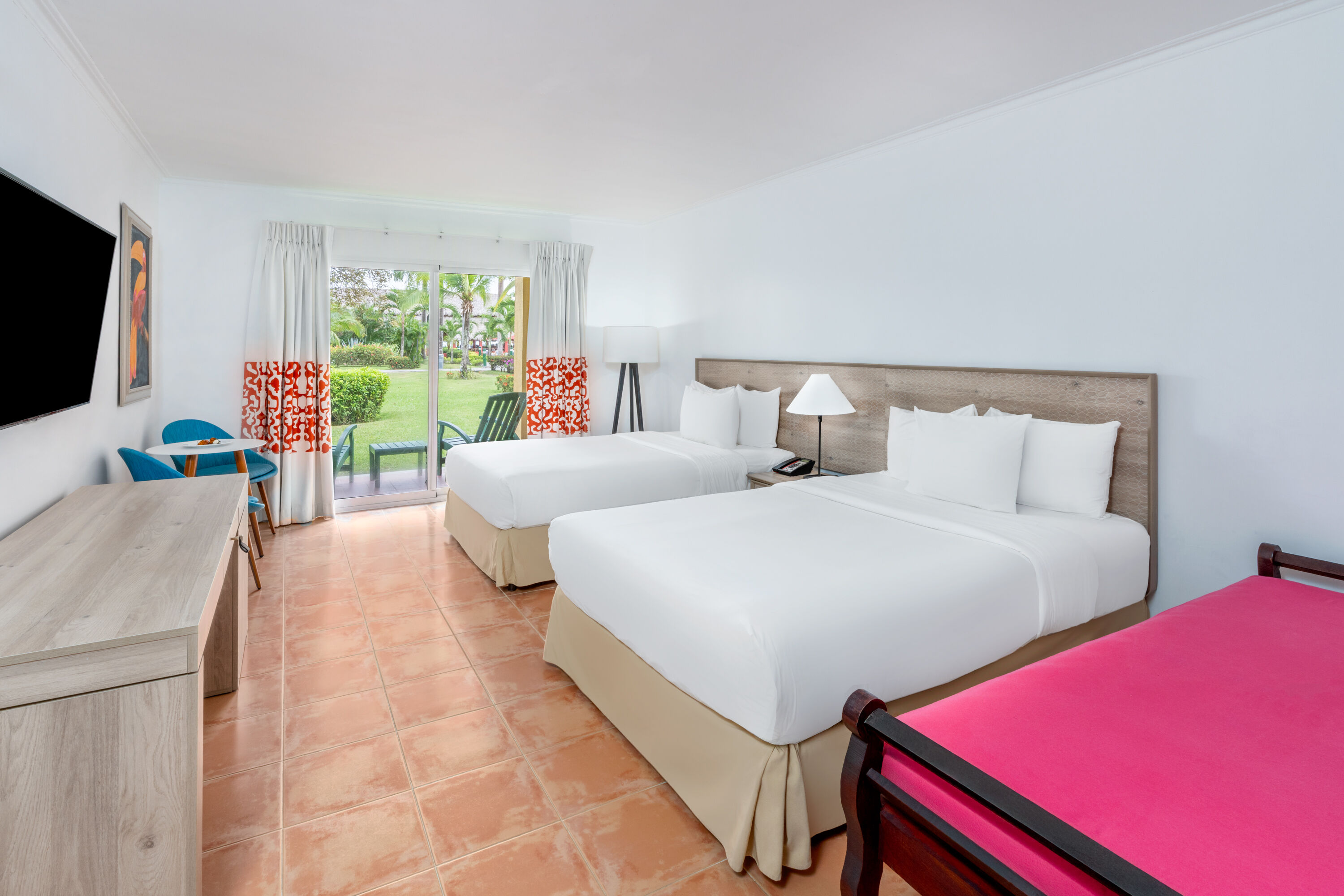 Guest room at the Grand Decameron Panama, A Trademark All Inclusive Resort in Farallon, Other than US/Canada