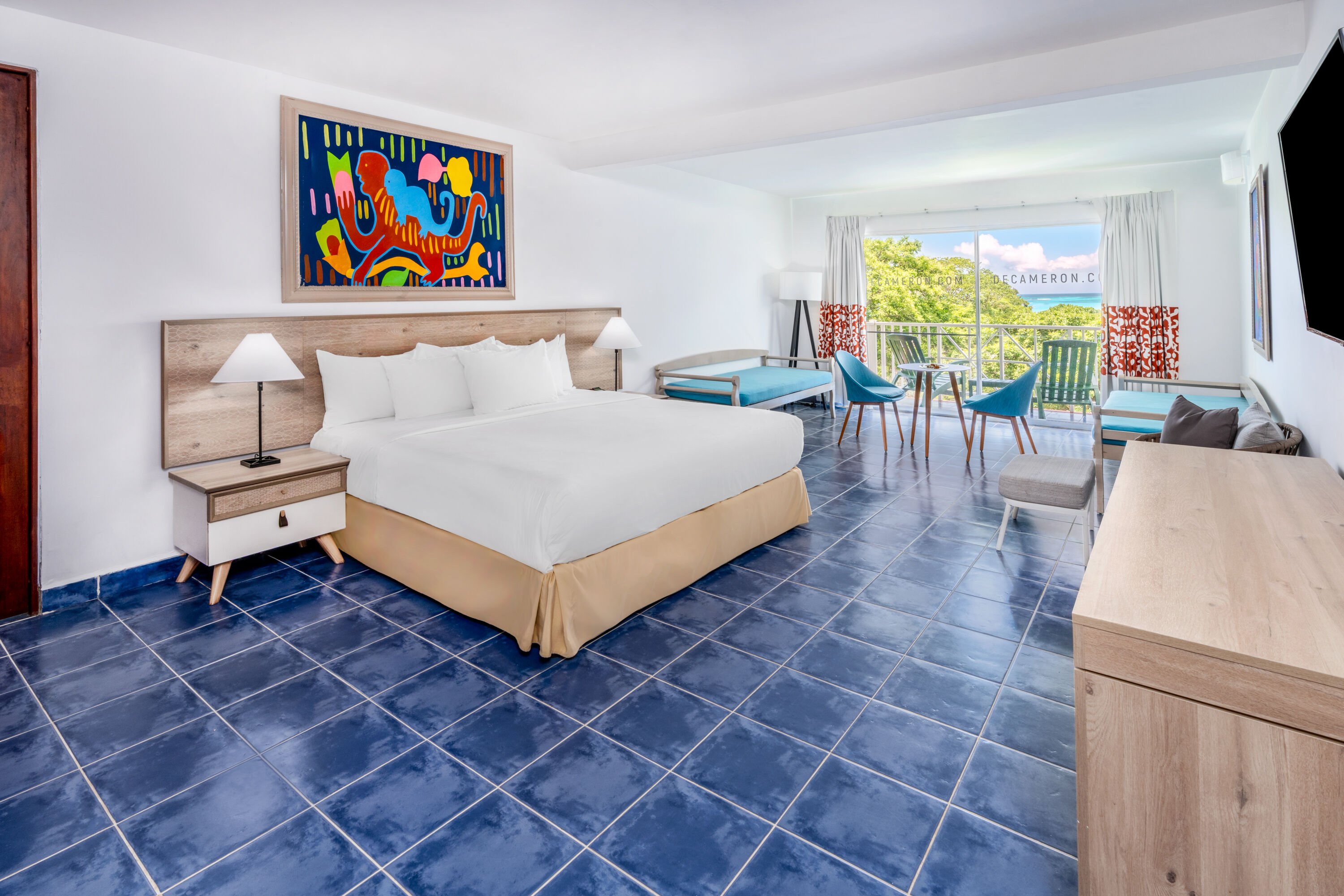 Guest room at the Grand Decameron Panama, A Trademark All Inclusive Resort in Farallon, Other than US/Canada