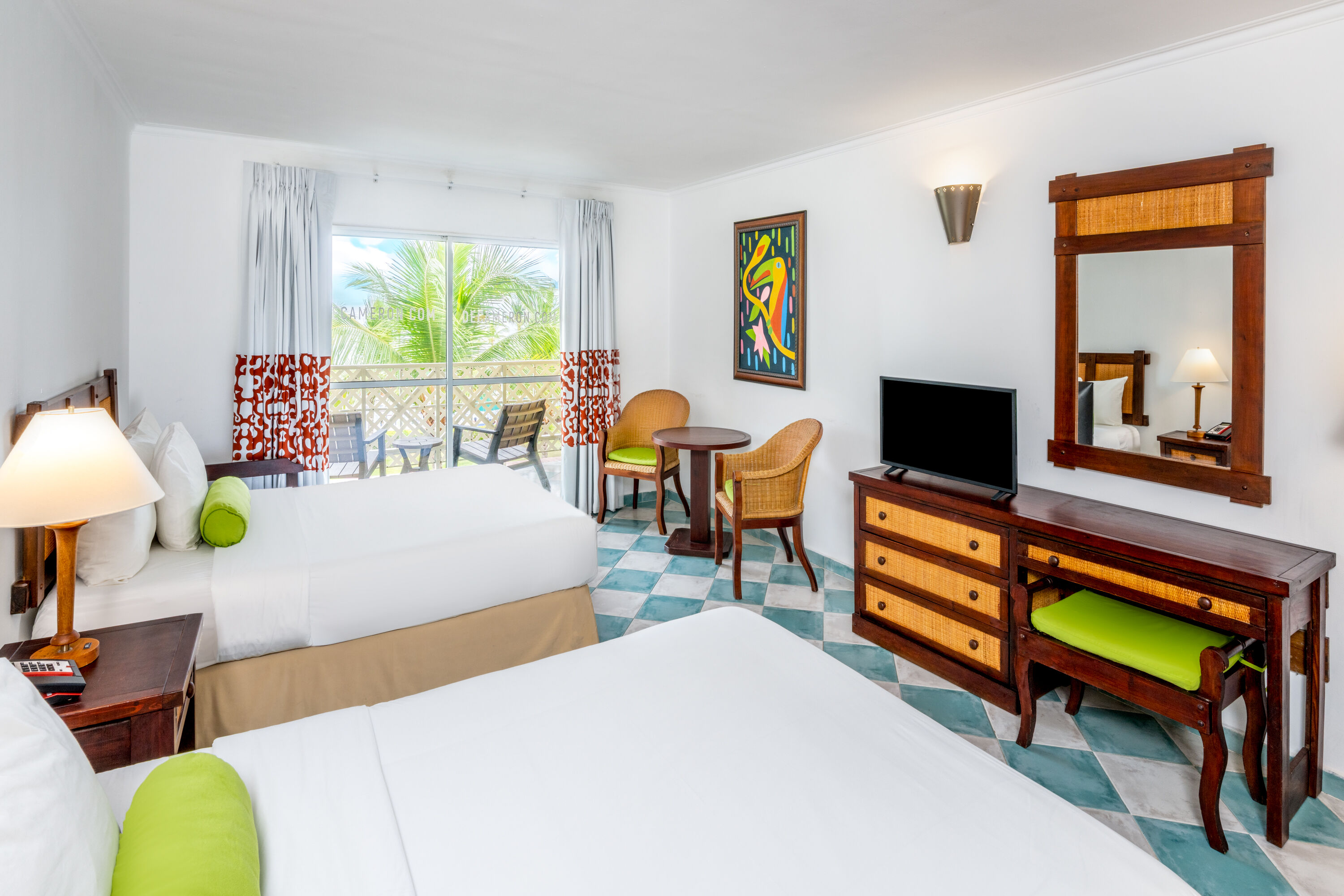Guest room at the Grand Decameron Panama, A Trademark All Inclusive Resort in Farallon, Other than US/Canada