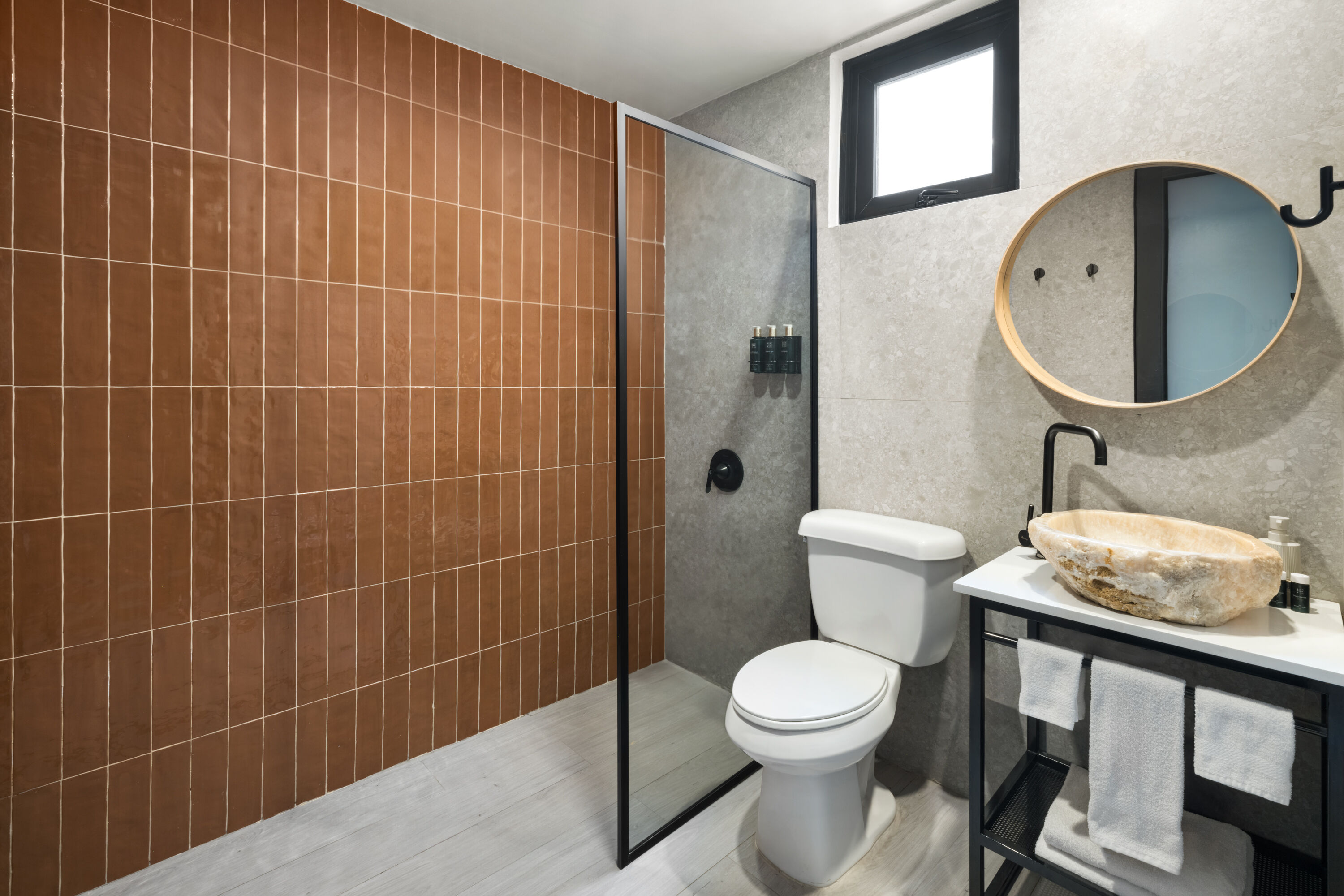 Guest room bath at the Bali Hotel Adults Only Isla Verde, a Trademark by Wyndham in Carolina, Other than US/Canada