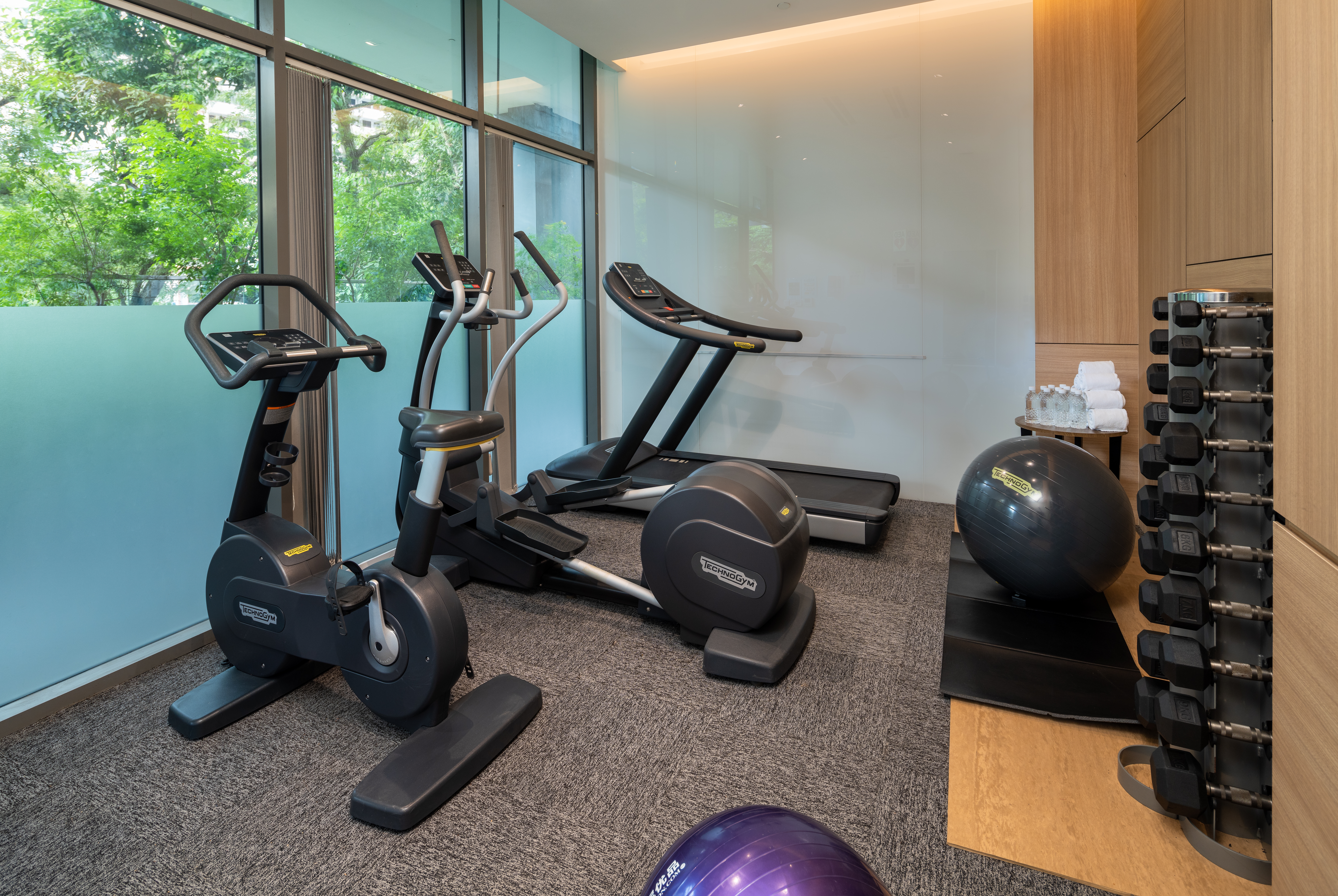 Fitness room at Hotel Traveltine Downtown Singapore, Trademark Collection in Singapore, Other than US/Canada