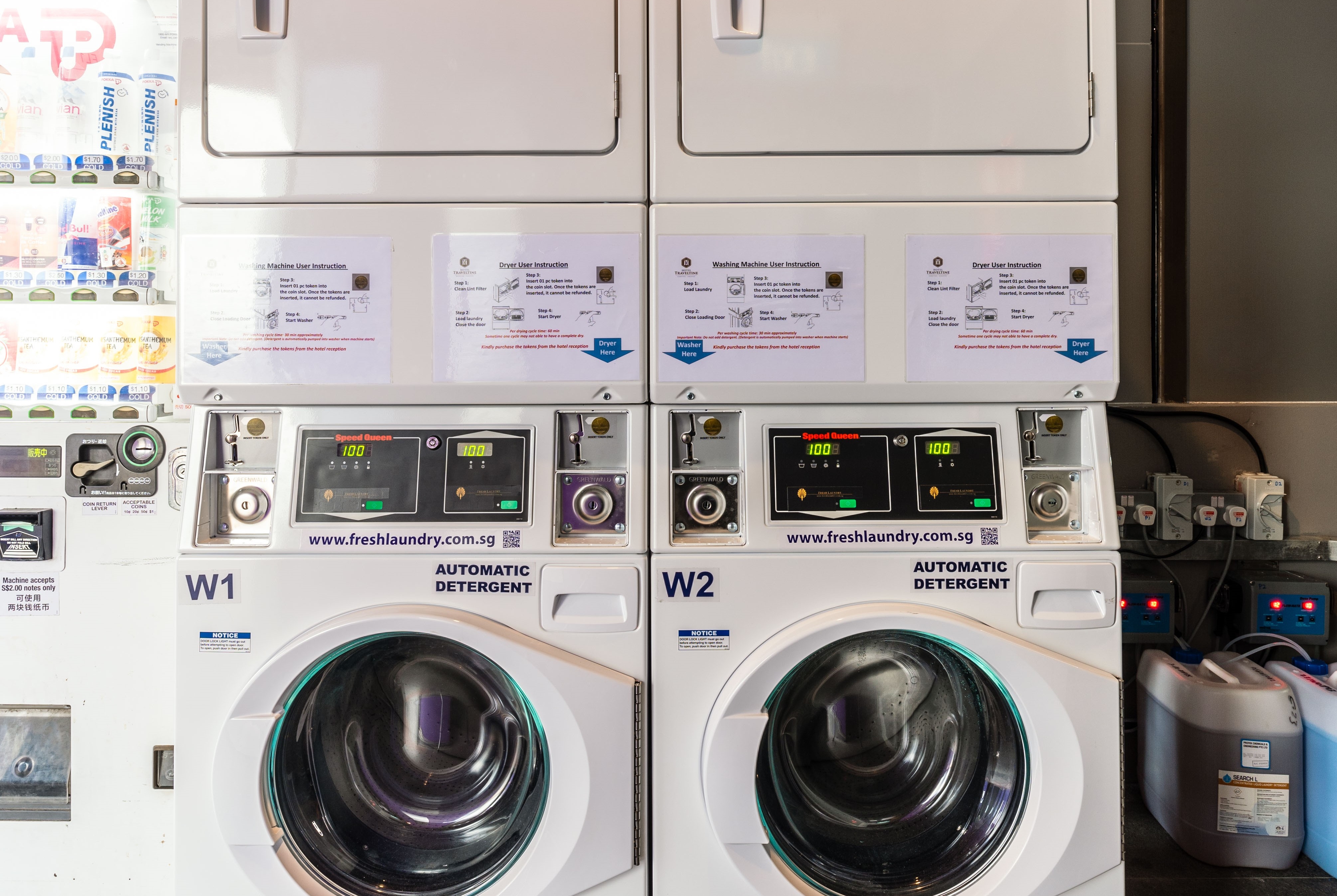 Laundry facilities at Hotel Traveltine Downtown Singapore, Trademark Collection in Singapore, Other than US/Canada