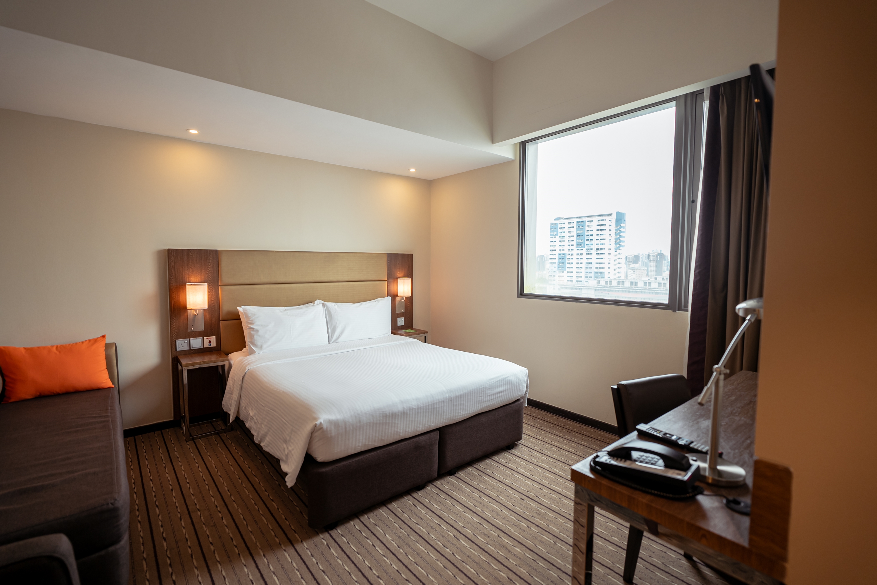 Guest room at the Hotel Traveltine Downtown Singapore, Trademark Collection in Singapore, Other than US/Canada