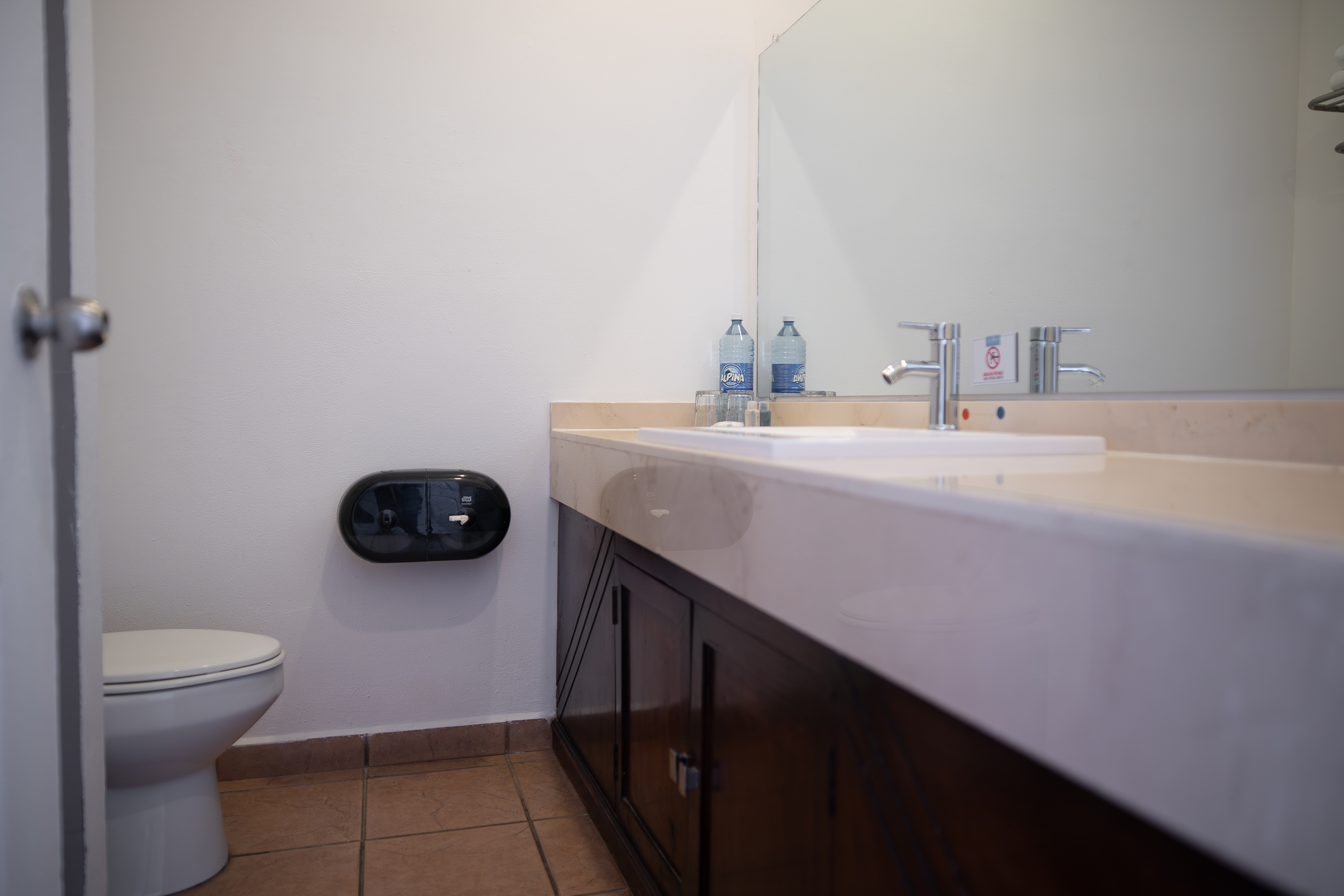 Guest room bath at the Royal Decameron Salinitas, A Trademark All Inclusive in Acajutla, Other than US/Canada