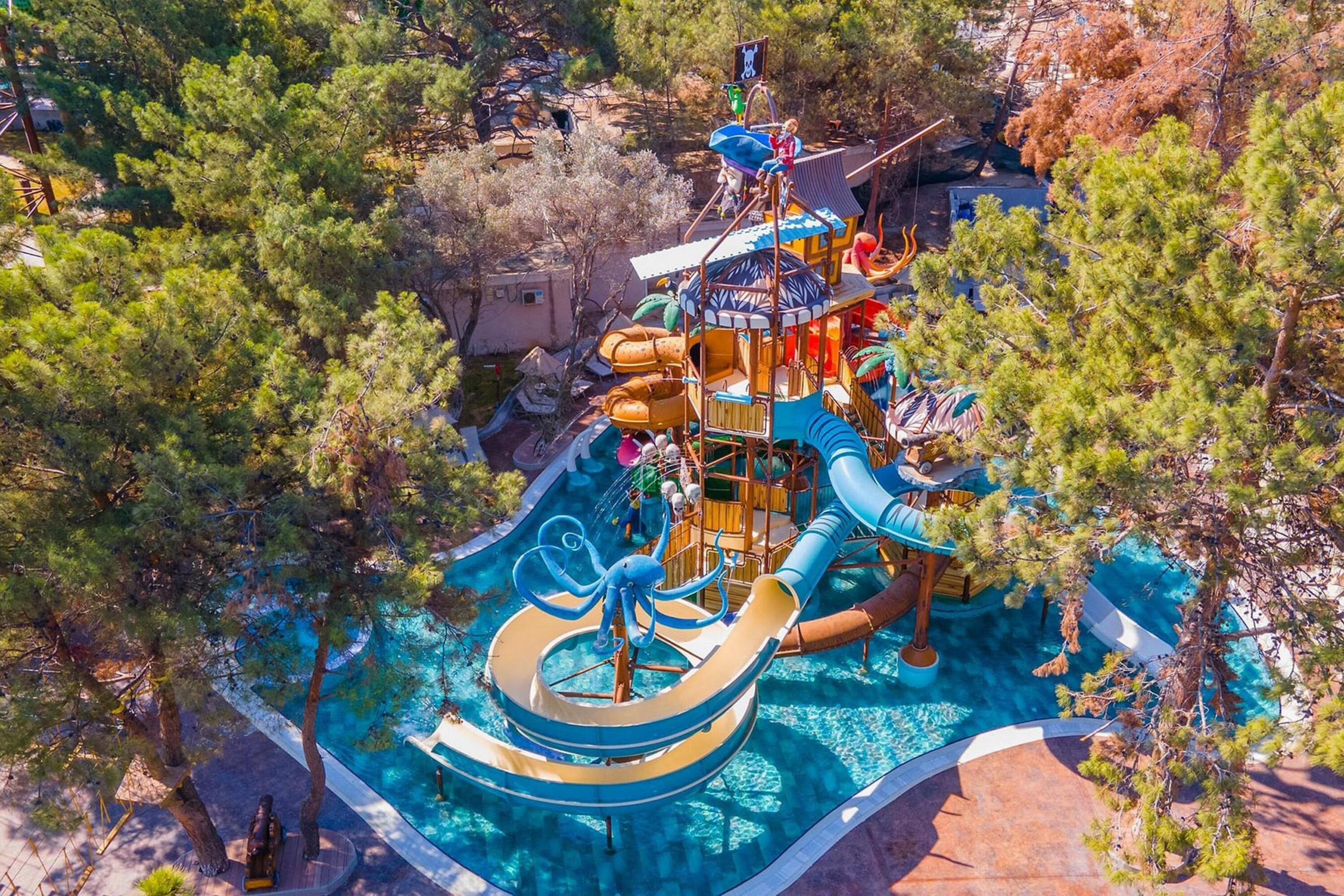 Water park at Long Beach Club Nature, Trademark Collection by Wyndham in Didim, Other than US/Canada