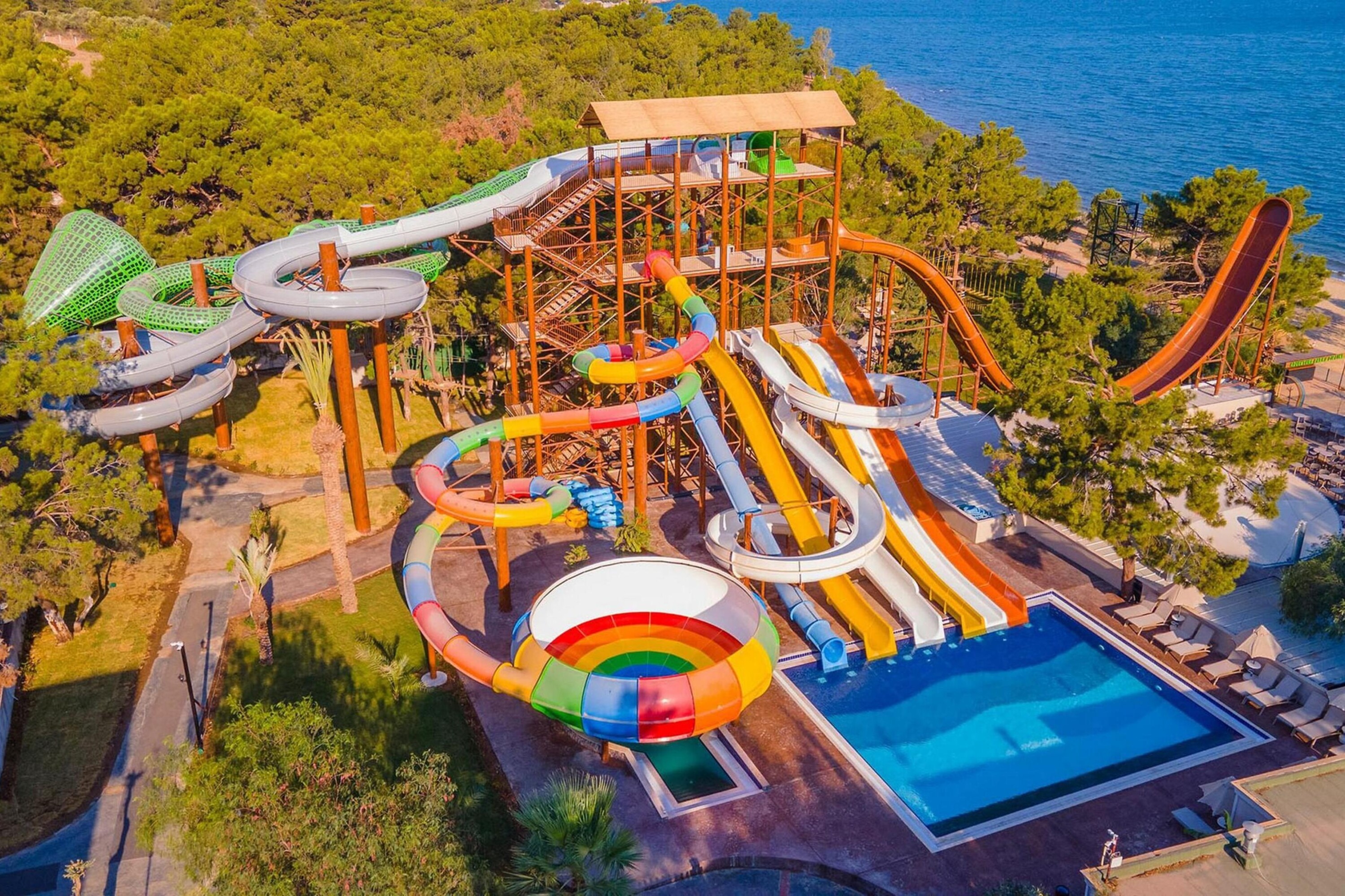 Water park at Long Beach Club Nature, Trademark Collection by Wyndham in Didim, Other than US/Canada