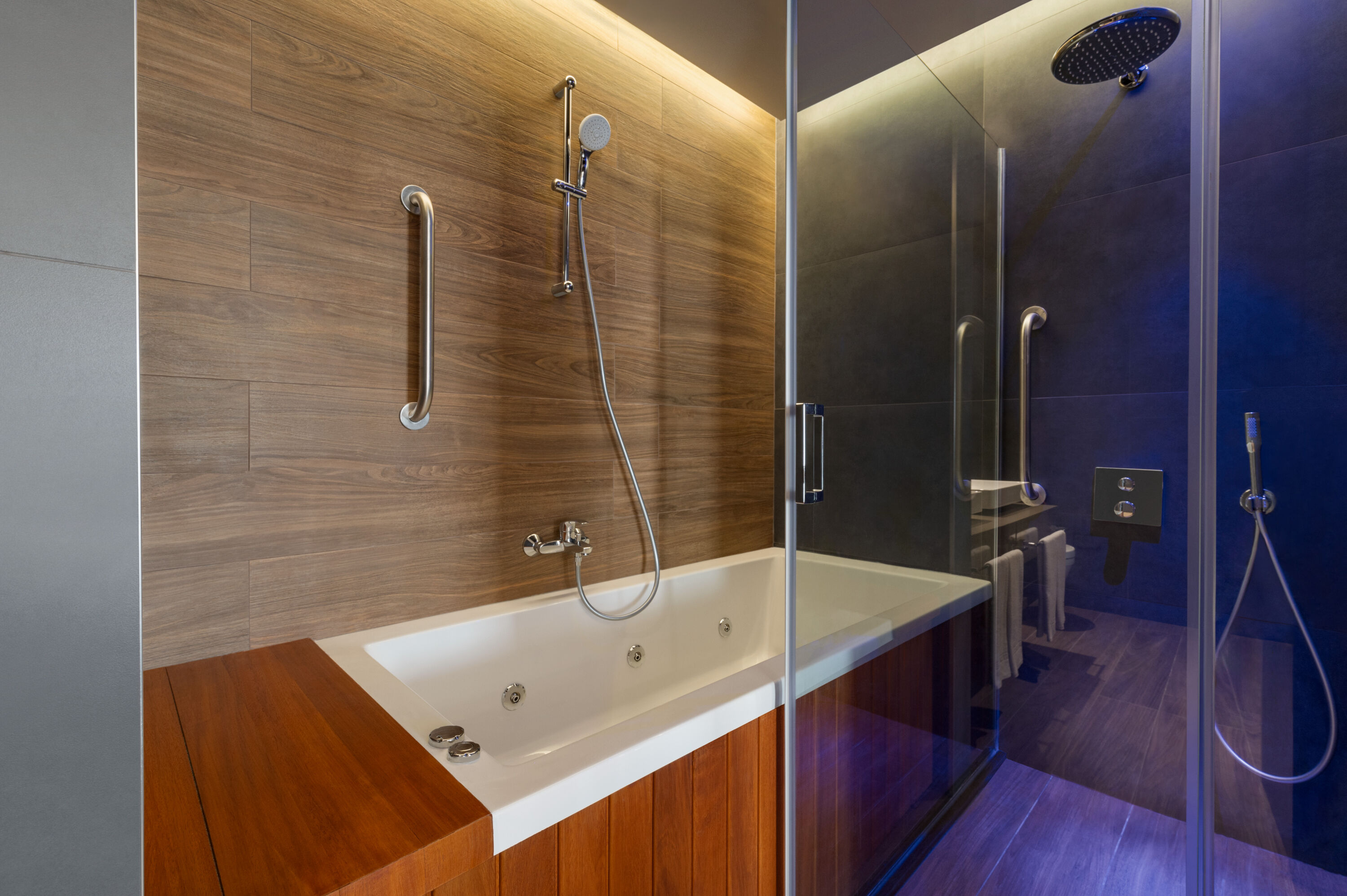 Guest room bath at the FT Lotus Thermal Hotel&Spa, Trademark Collection By Wyndham in Izmir, Other than US/Canada