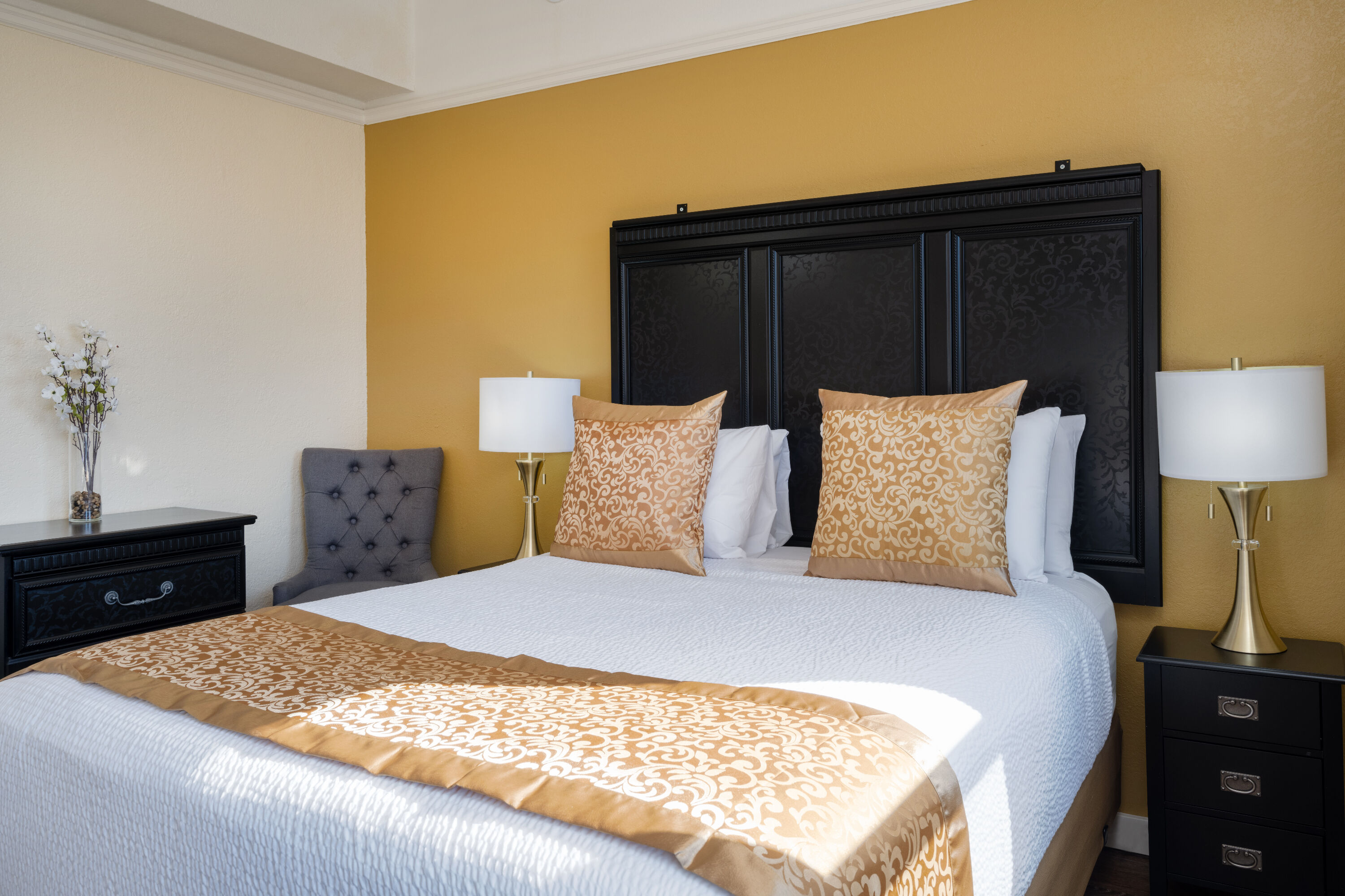 Guest room at the Gilmore Hotel, Trademark Collection by Wyndham in Ketchikan, Alaska