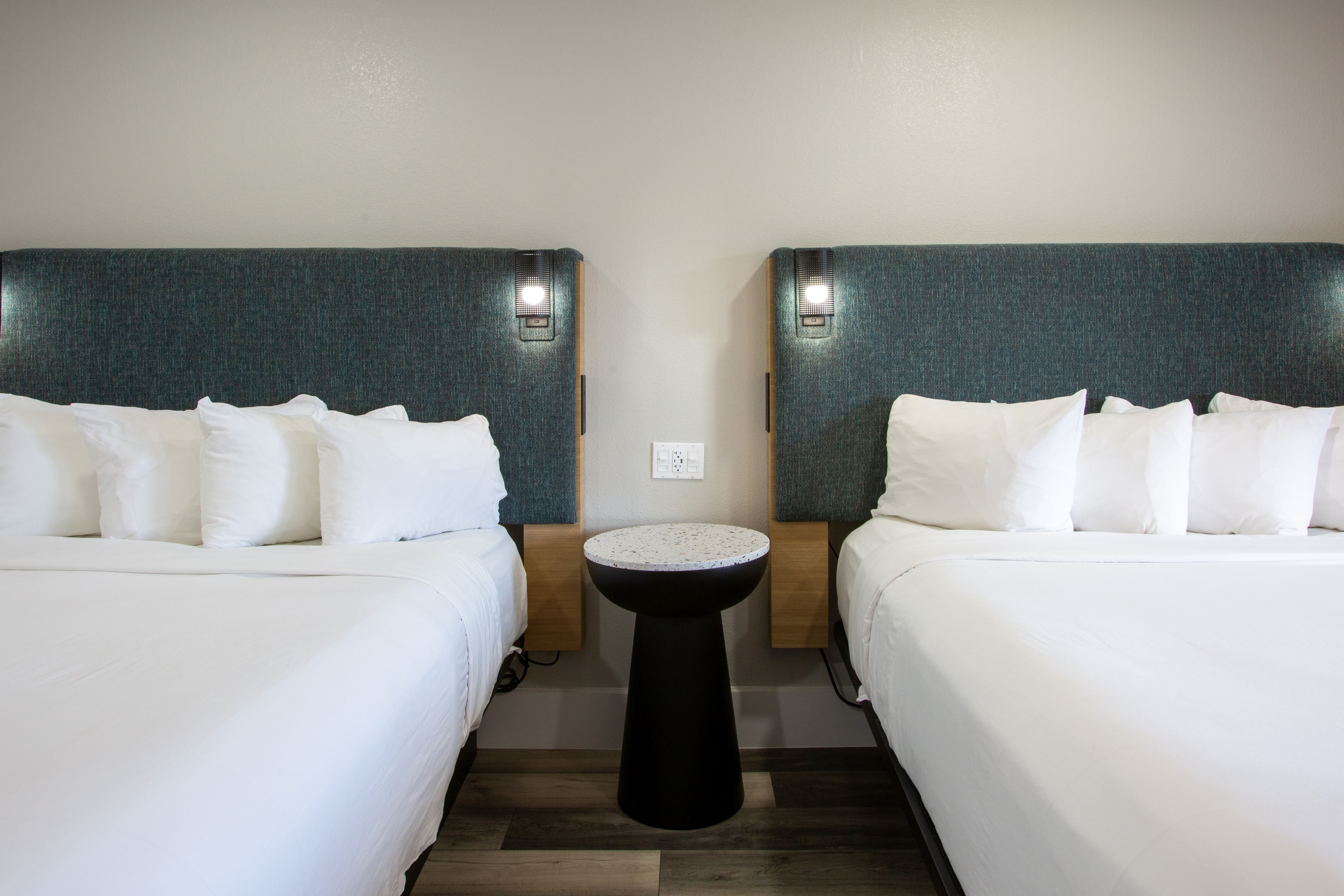 Guest room at the Hotel Elev8 Flagstaff, Trademark Collection by Wyndham in Flagstaff, Arizona