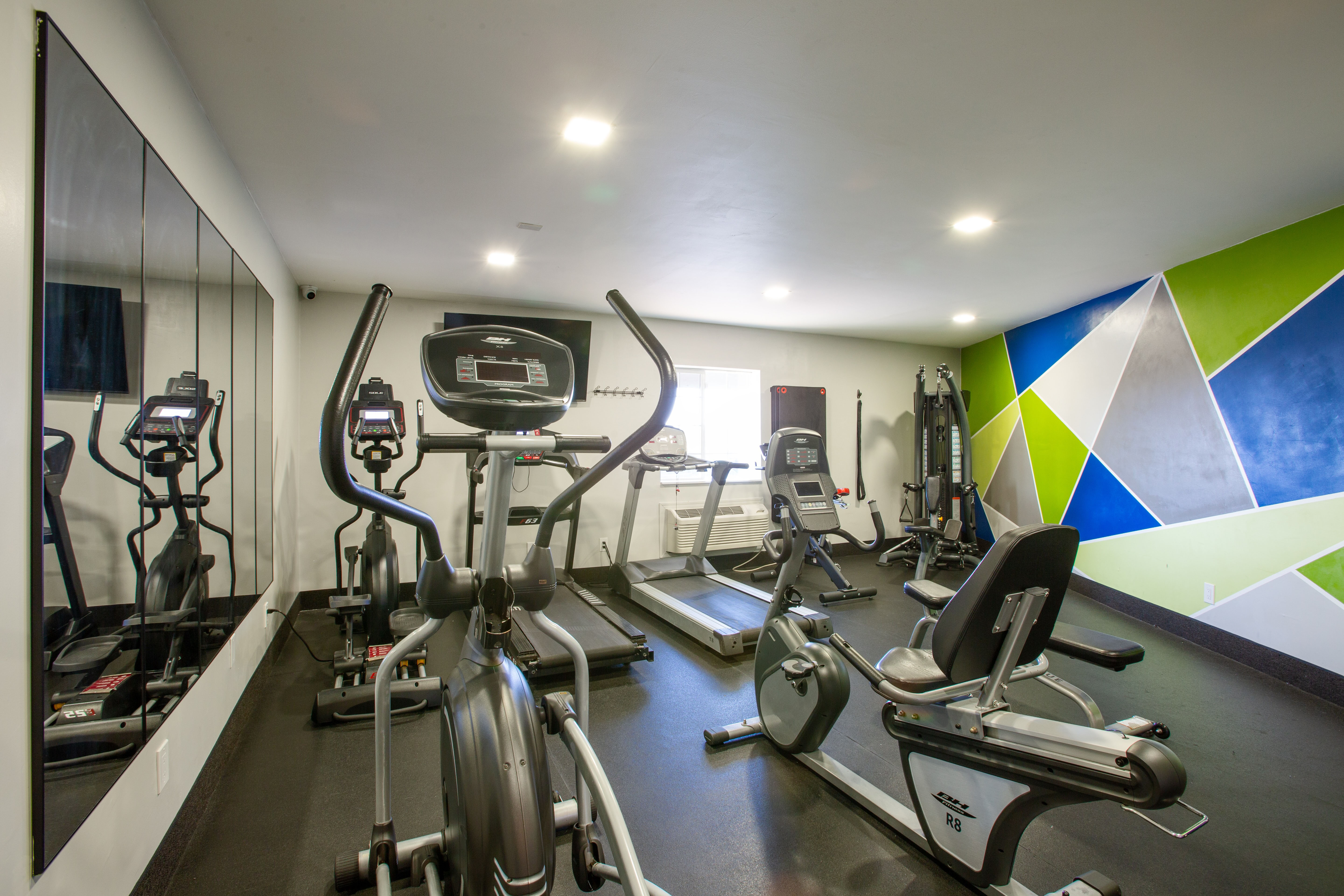 Fitness room at Hotel Elev8 Flagstaff, Trademark Collection by Wyndham in Flagstaff, Arizona