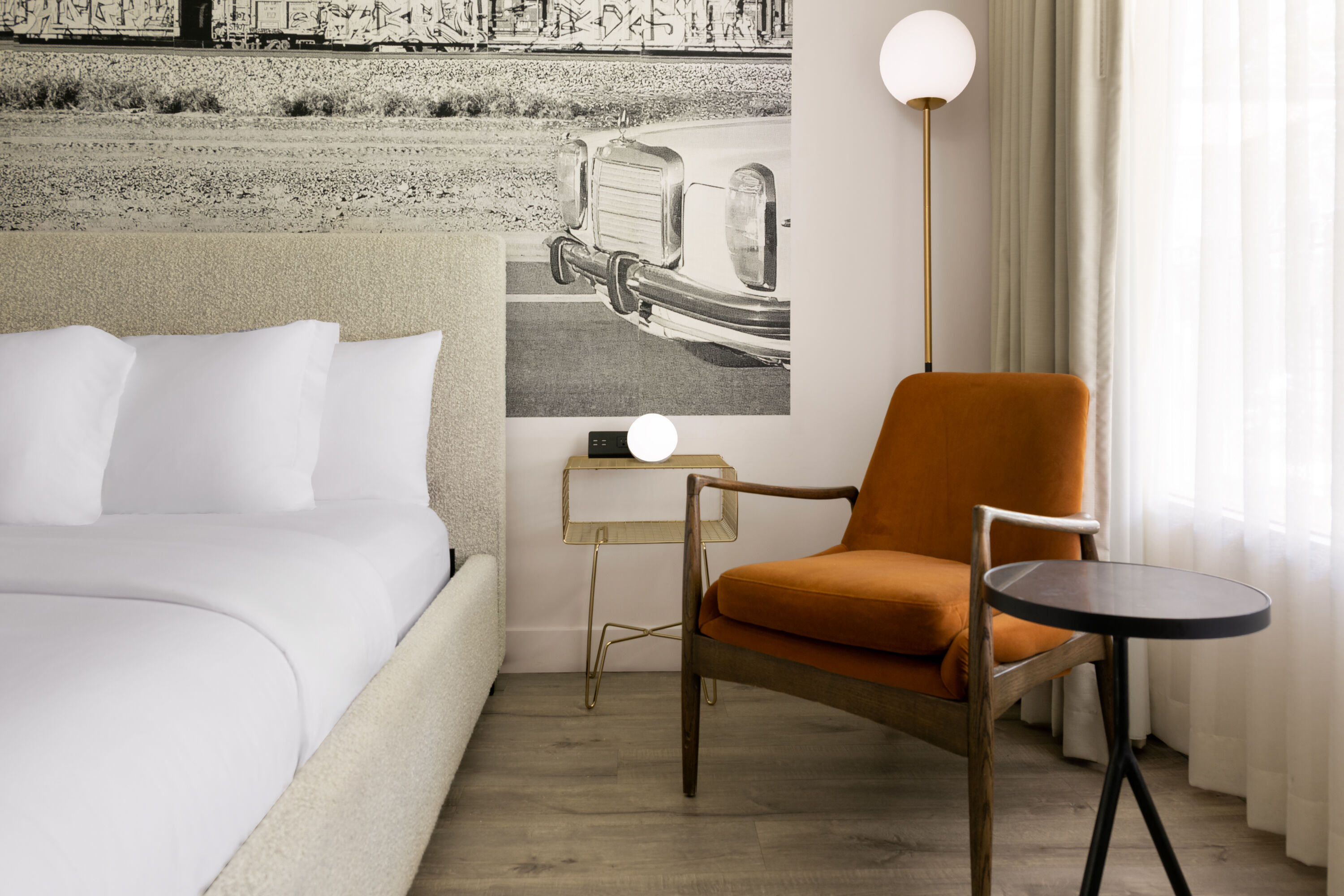 Guest room at the Papago Scottsdale by Reside, Trademark Collection by Wyndham in Scottsdale, Arizona