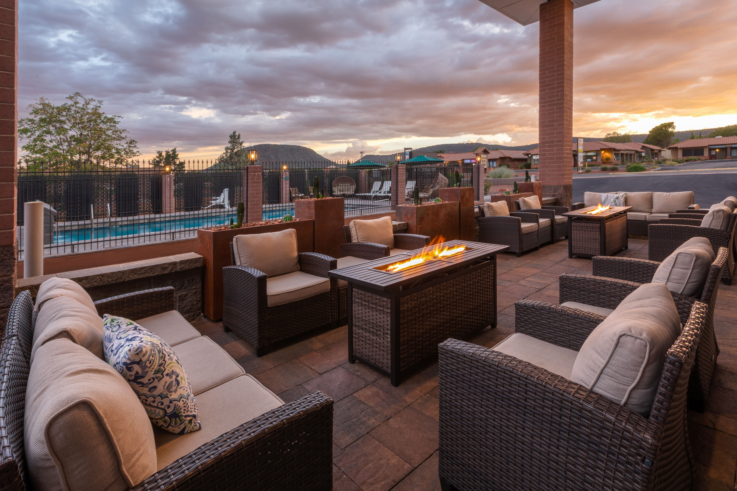 Firepit at Kokopelli Inn Sedona, Trademark Collection by Wyndham in Sedona, Arizona