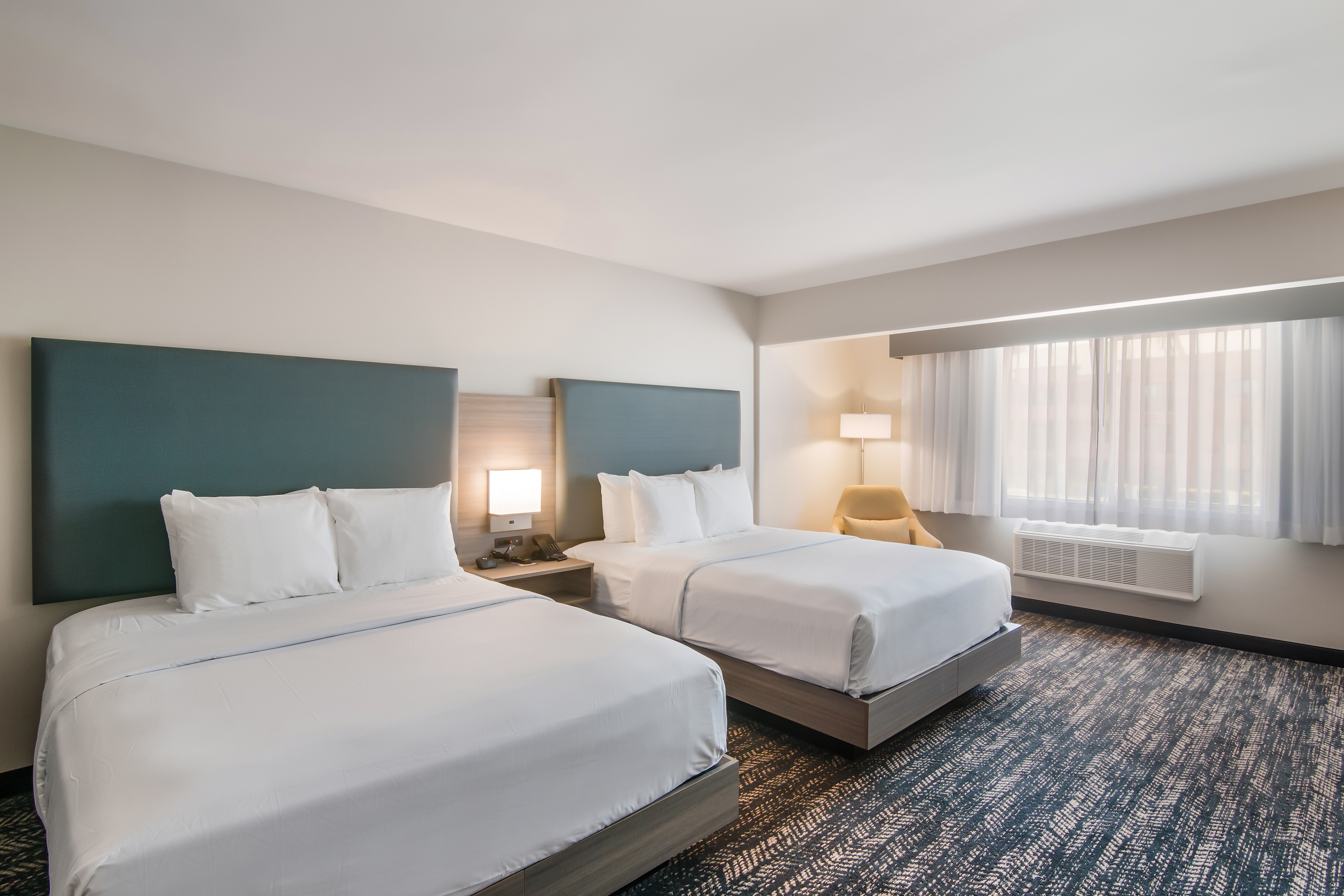 Guest room at the Hourglass Hotel, Trademark Collection by Wyndham in Bakersfield, California