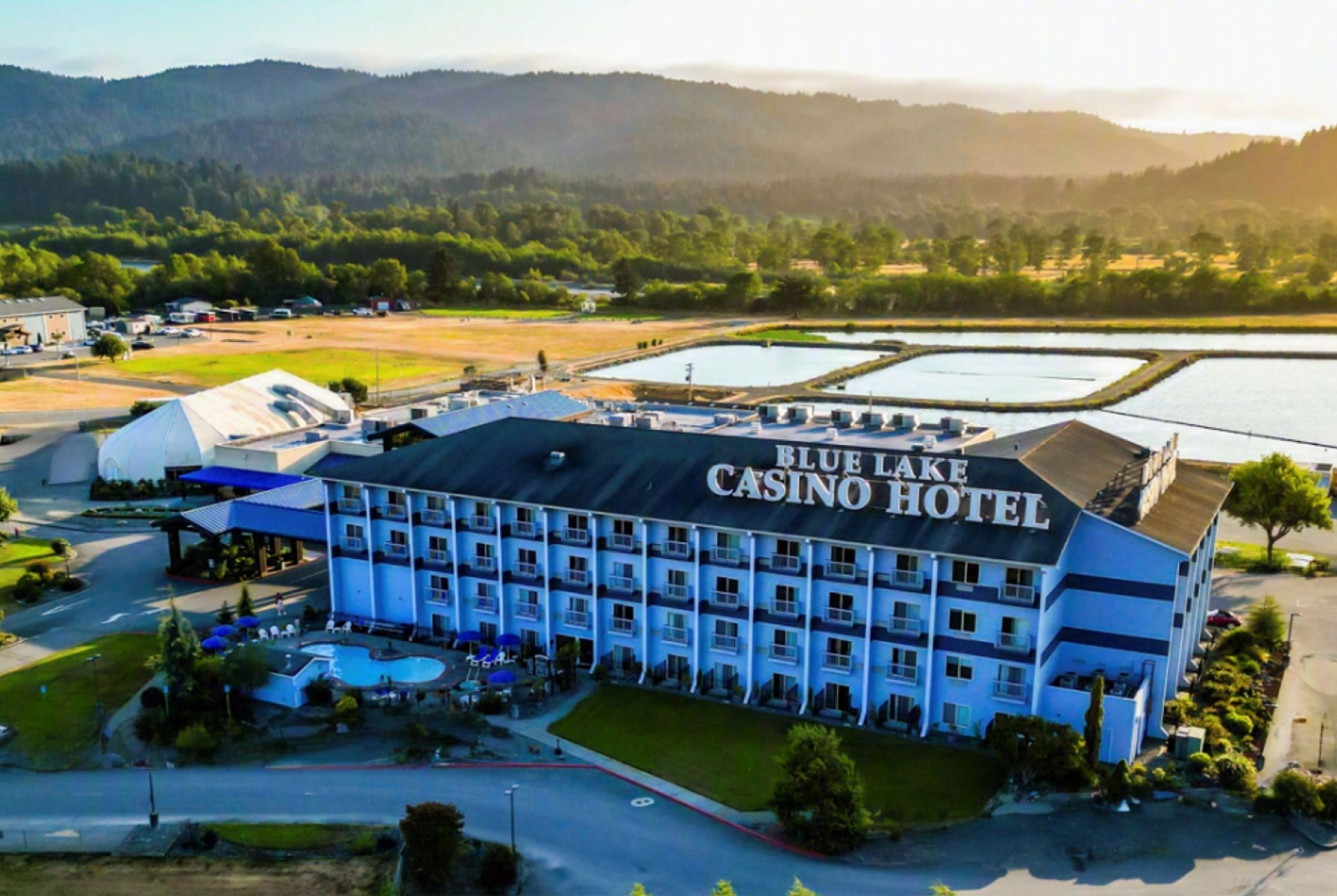 Exterior of Blue Lake Casino Hotel, Trademark Collection by Wyndham hotel in Blue Lake, California