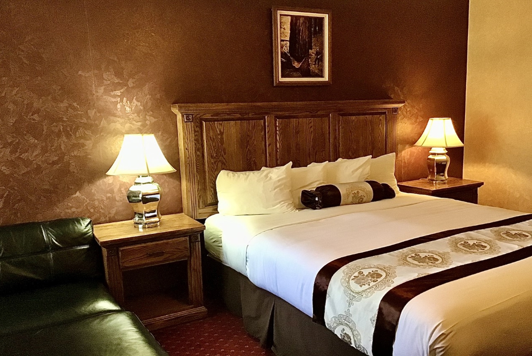 Guest room at the Eureka Inn, Trademark Collection by Wyndham in Eureka, California