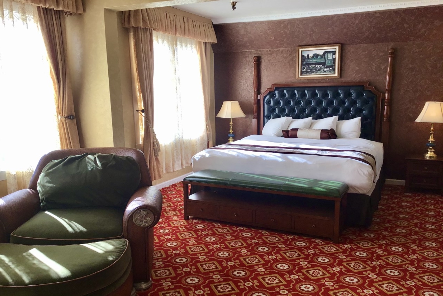 Guest room at the Eureka Inn, Trademark Collection by Wyndham in Eureka, California