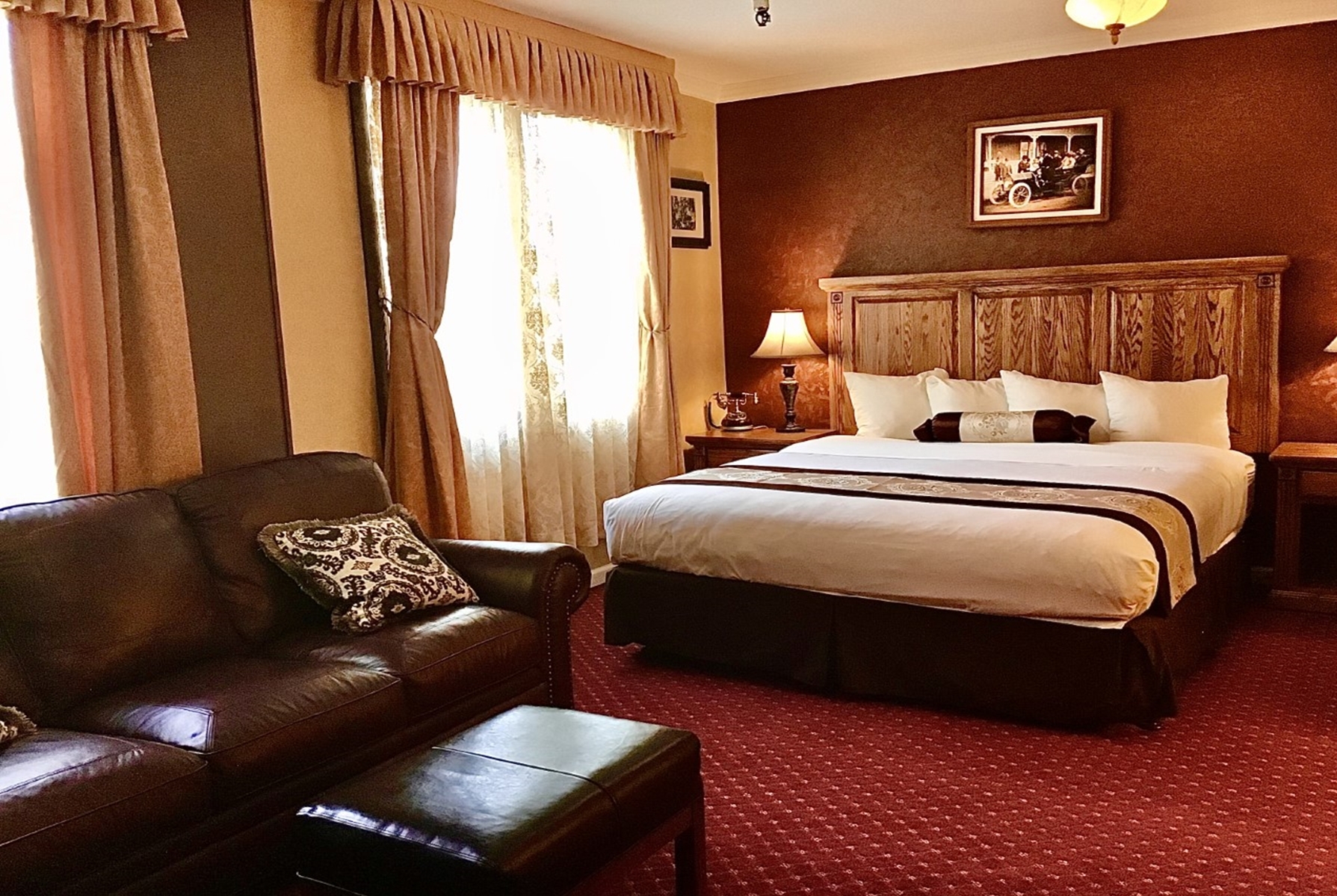 Guest room at the Eureka Inn, Trademark Collection by Wyndham in Eureka, California