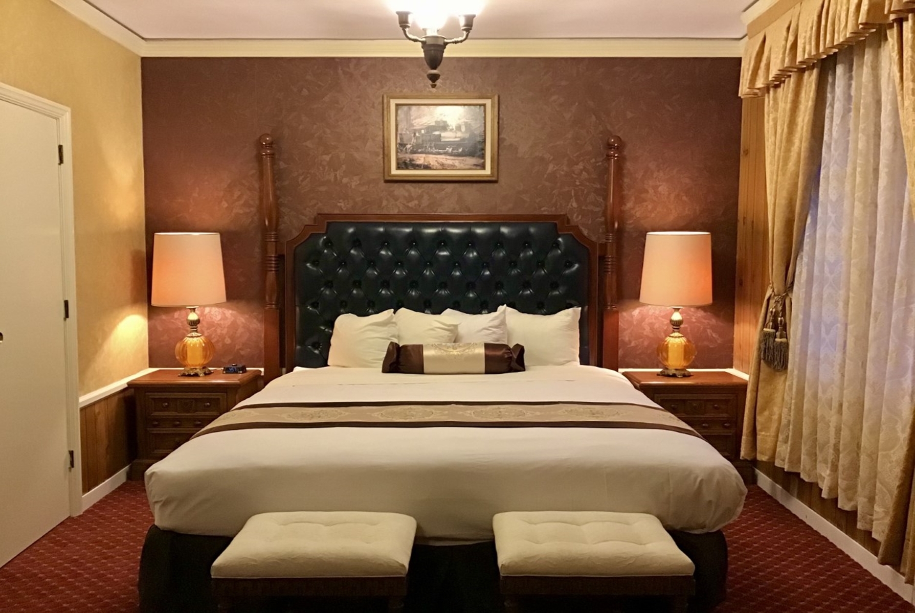 Guest room at the Eureka Inn, Trademark Collection by Wyndham in Eureka, California