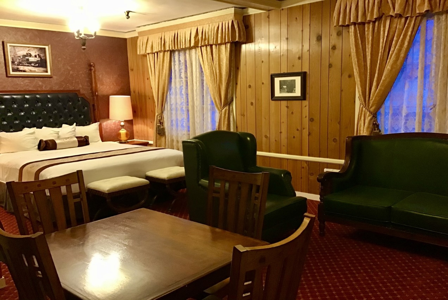 Guest room at the Eureka Inn, Trademark Collection by Wyndham in Eureka, California