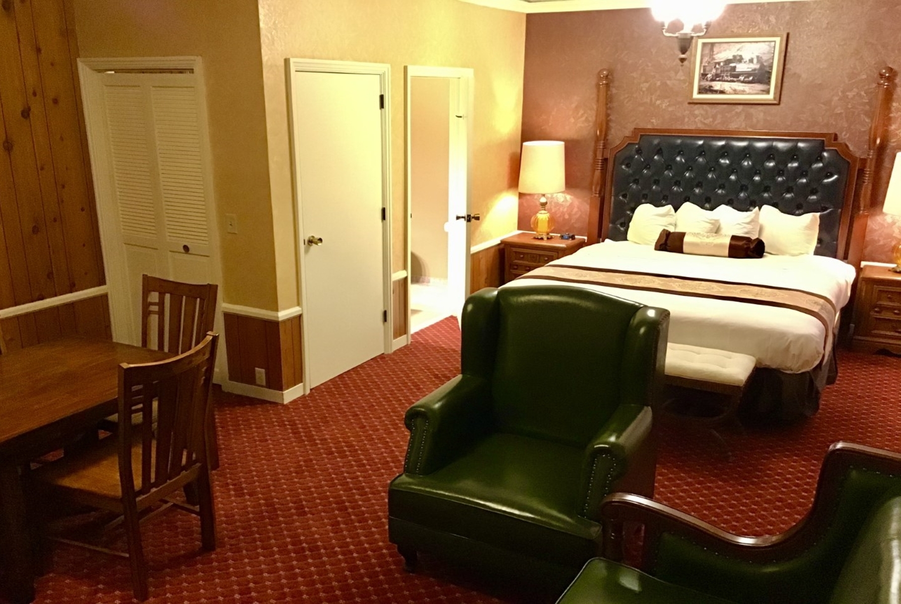 Guest room at the Eureka Inn, Trademark Collection by Wyndham in Eureka, California