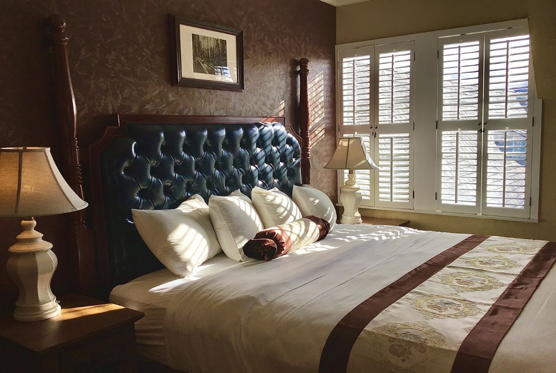 Guest room at the Eureka Inn, Trademark Collection by Wyndham in Eureka, California