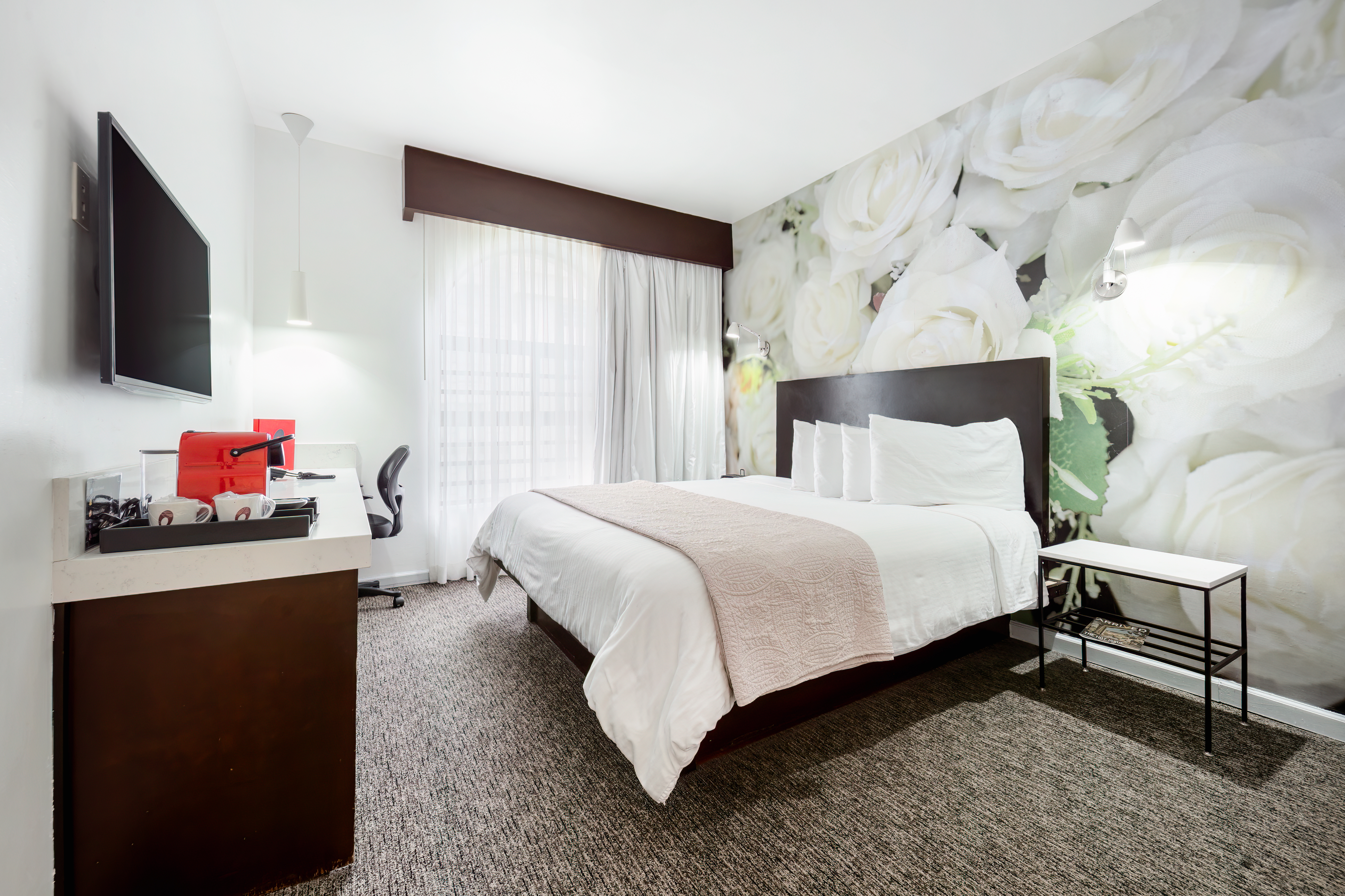 Guest room at the The O Hotel, Trademark Collection by Wyndham in Los Angeles, California