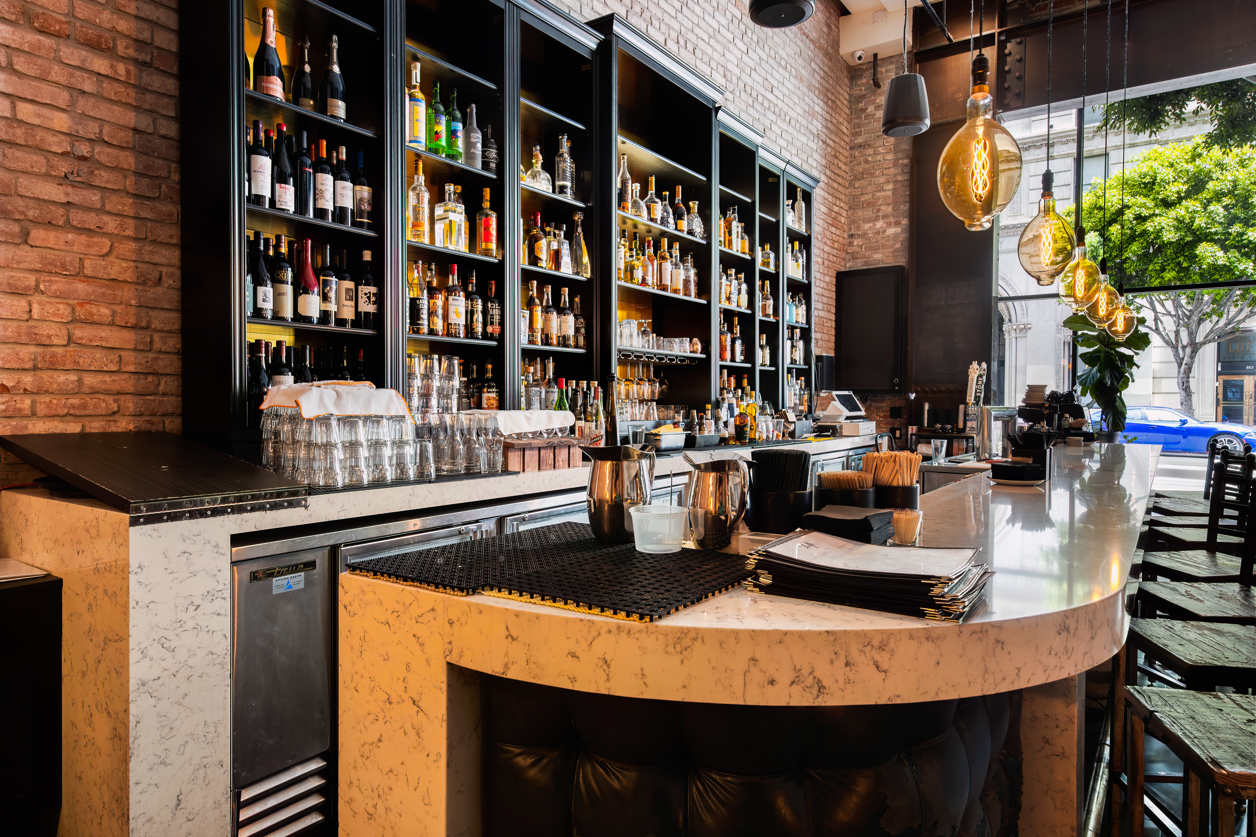 The O Hotel, Trademark Collection by Wyndham lobby bar in Los Angeles, California