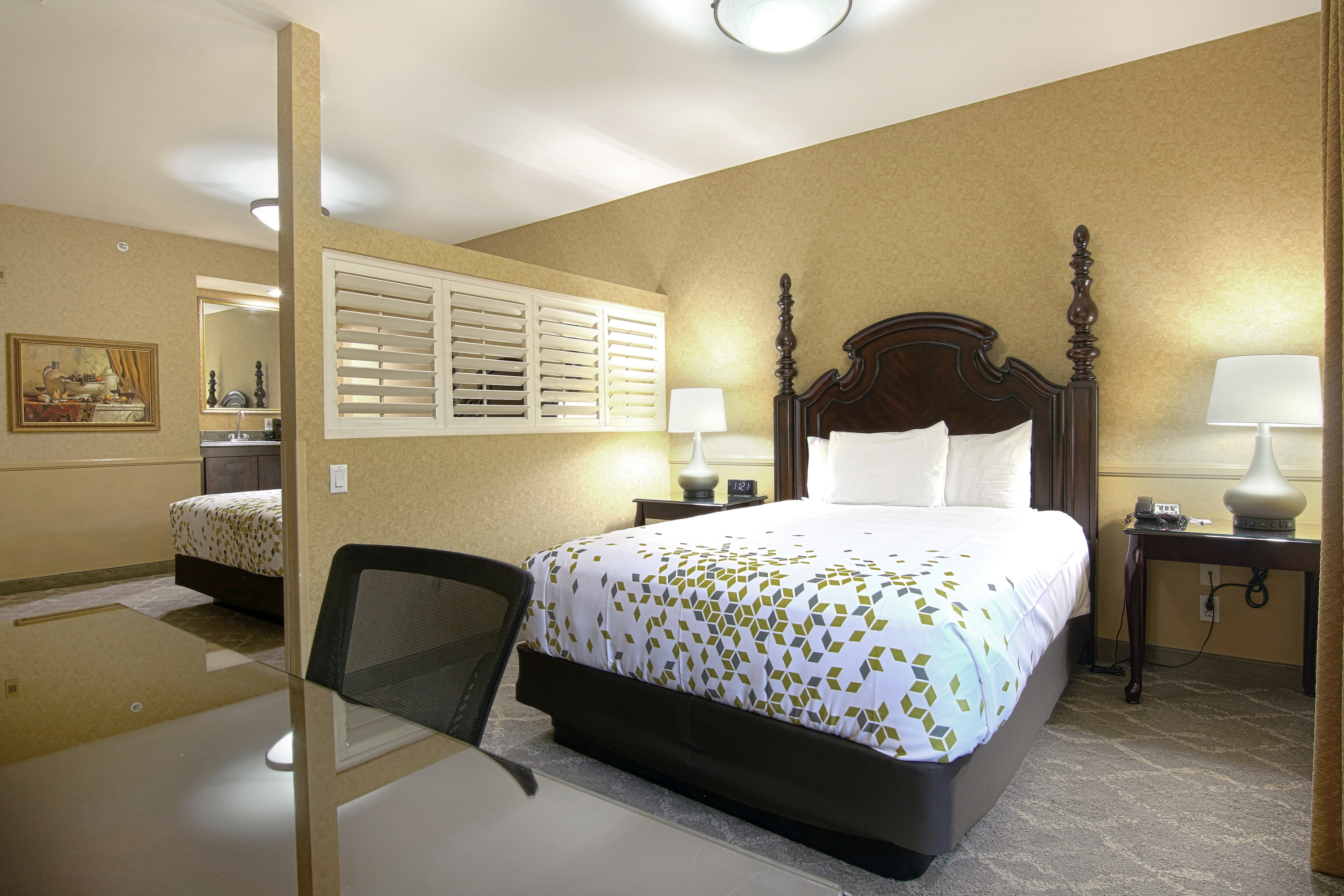 Guest room at the Azure Hotel & Suites, Trademark Collection by Wyndham in Ontario, California