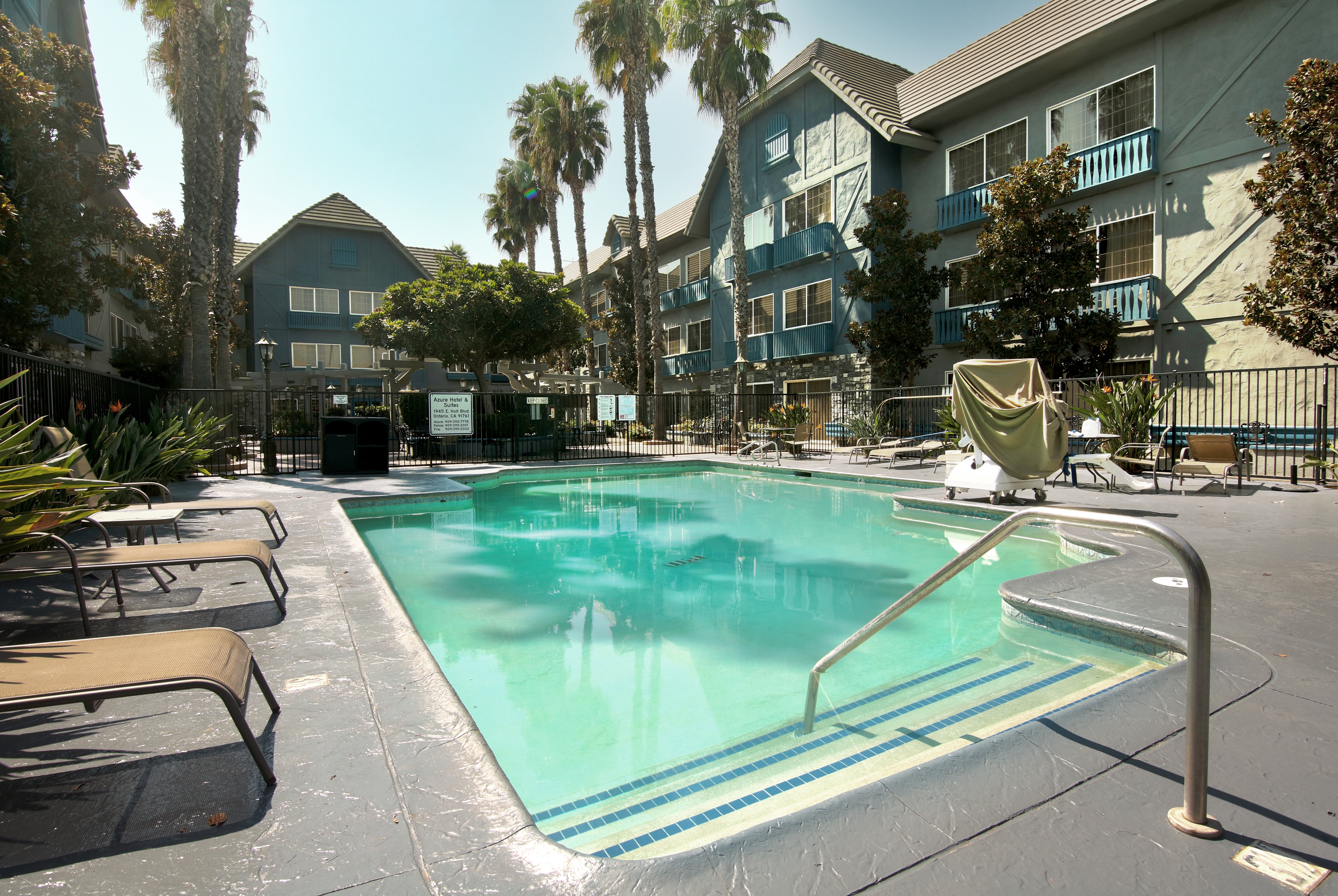 Pool at the Azure Hotel & Suites, Trademark Collection by Wyndham in Ontario, California