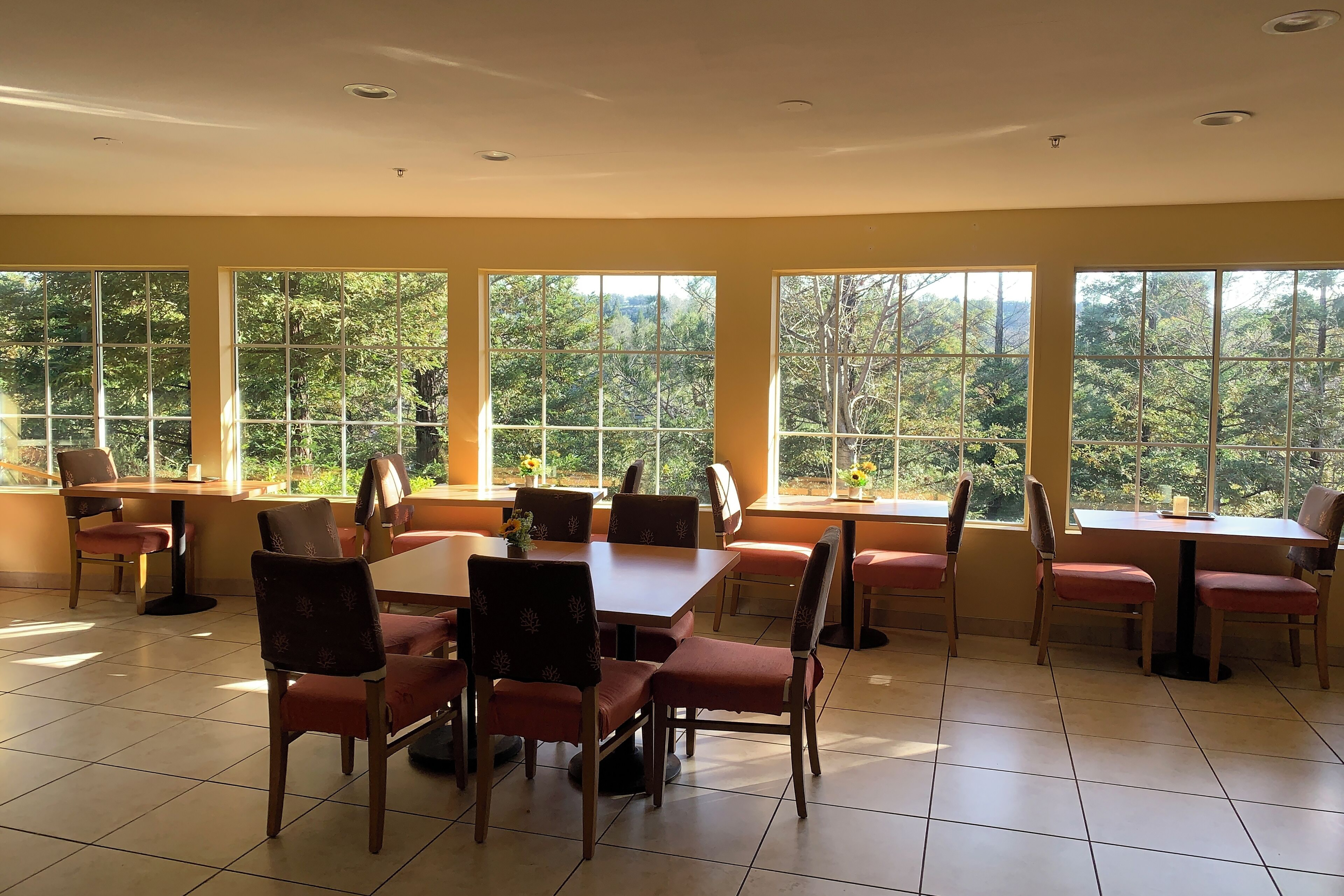 Rocklin Park Hotel, Trademark Collection by Wyndham restaurant breakfast area with seating in Rocklin, California