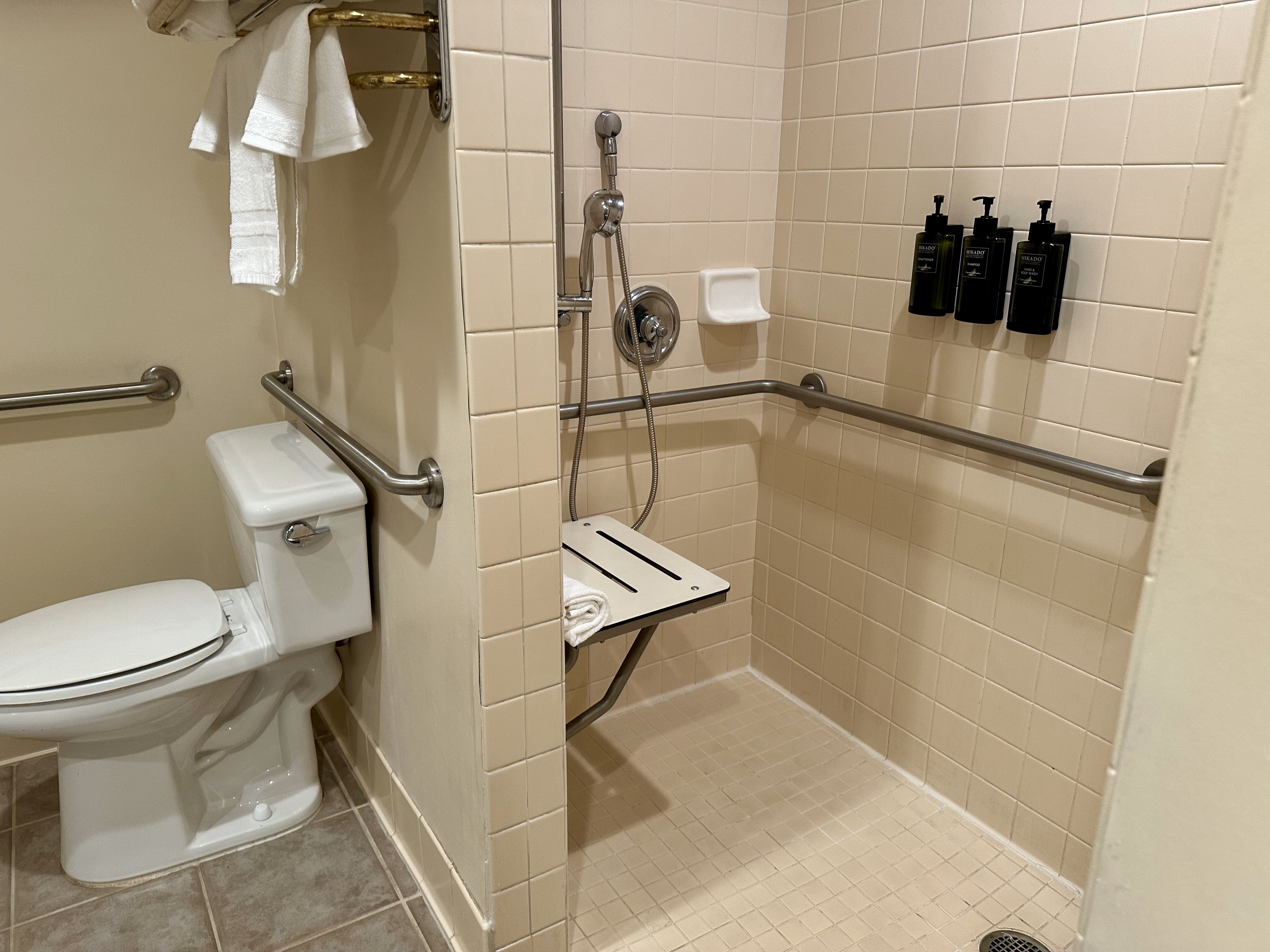 Guest room bath at the Rocklin Park Hotel, Trademark Collection by Wyndham in Rocklin, California