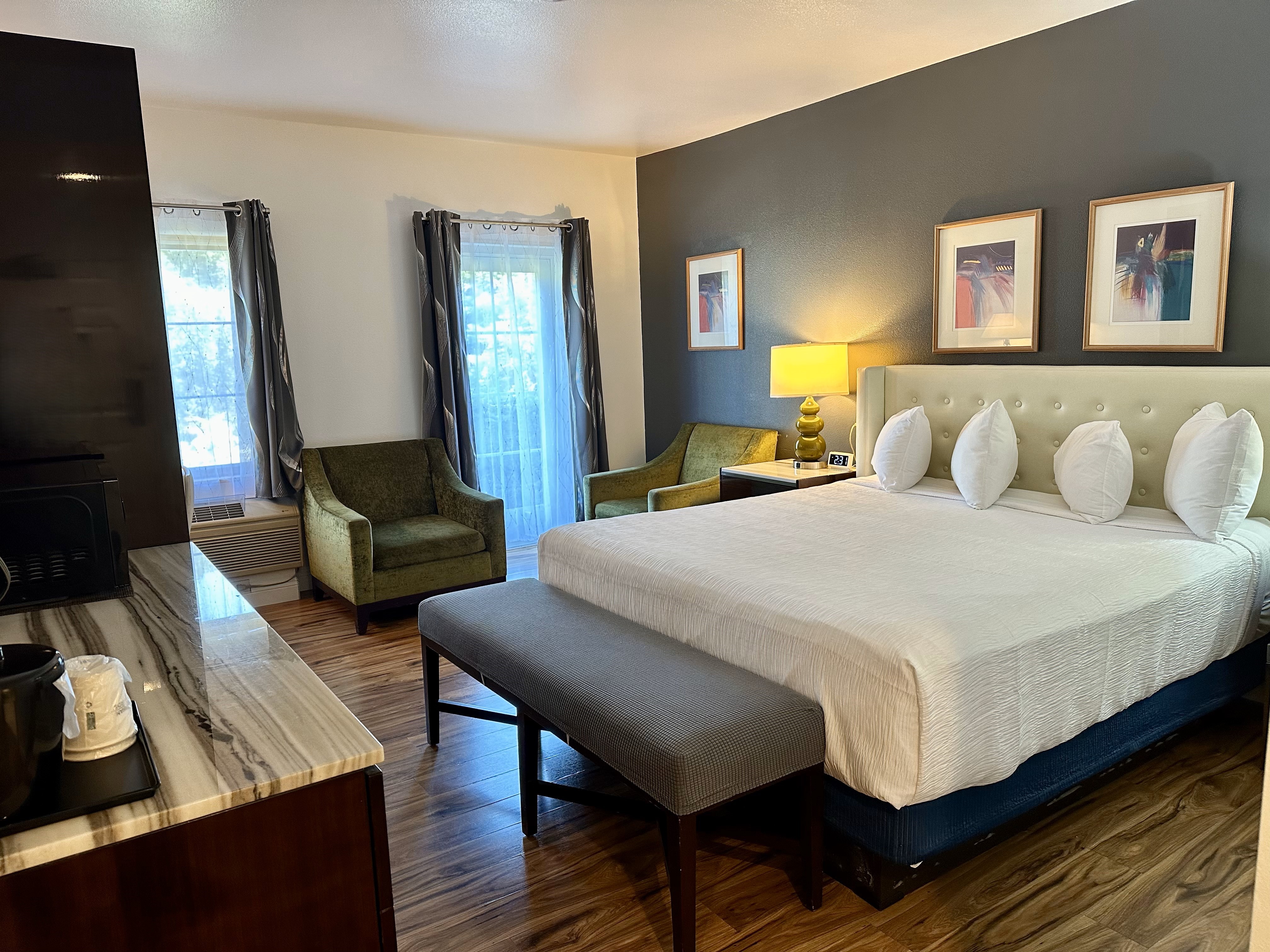 Guest room at the Rocklin Park Hotel, Trademark Collection by Wyndham in Rocklin, California