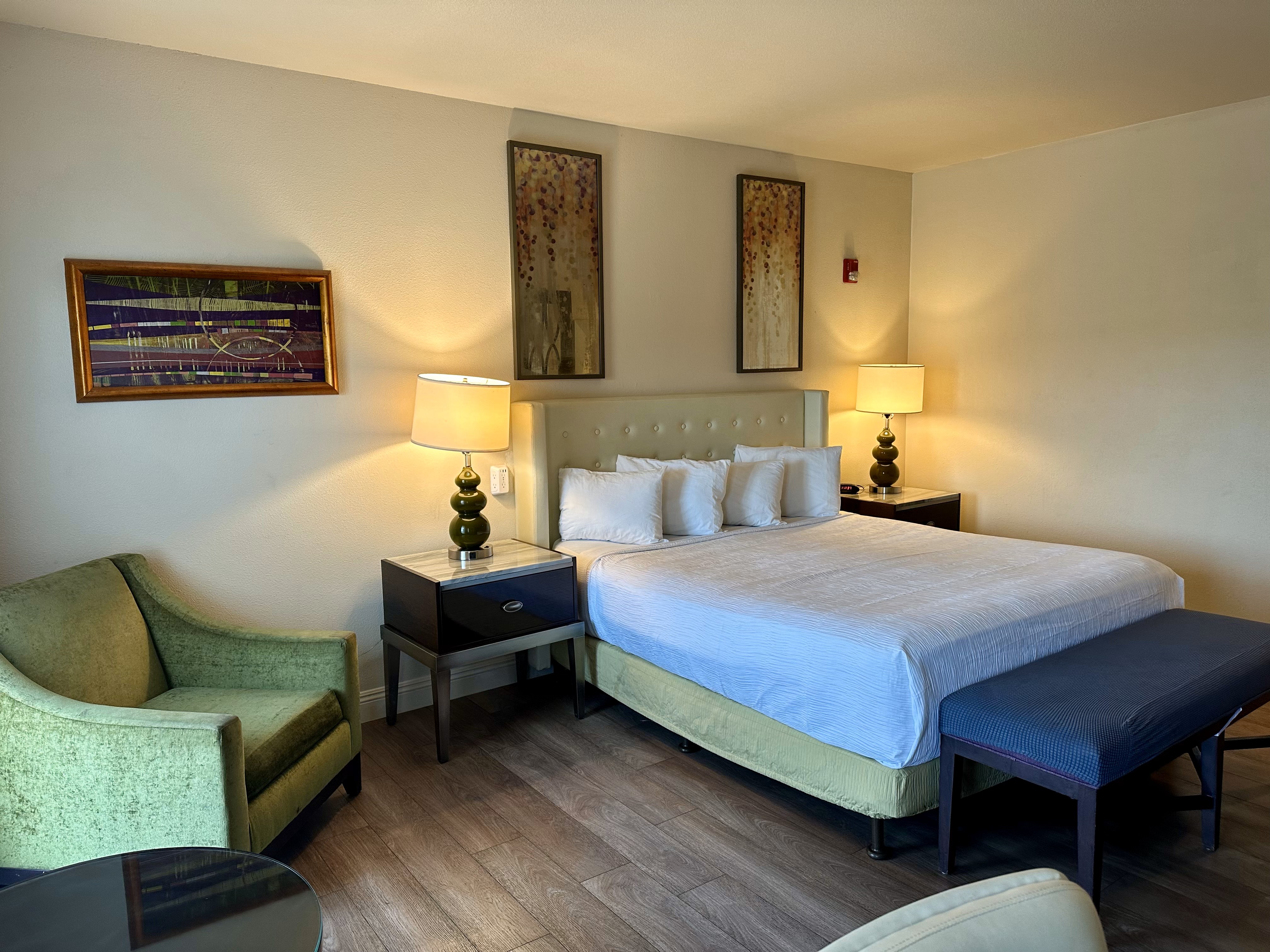 Guest room at the Rocklin Park Hotel, Trademark Collection by Wyndham in Rocklin, California