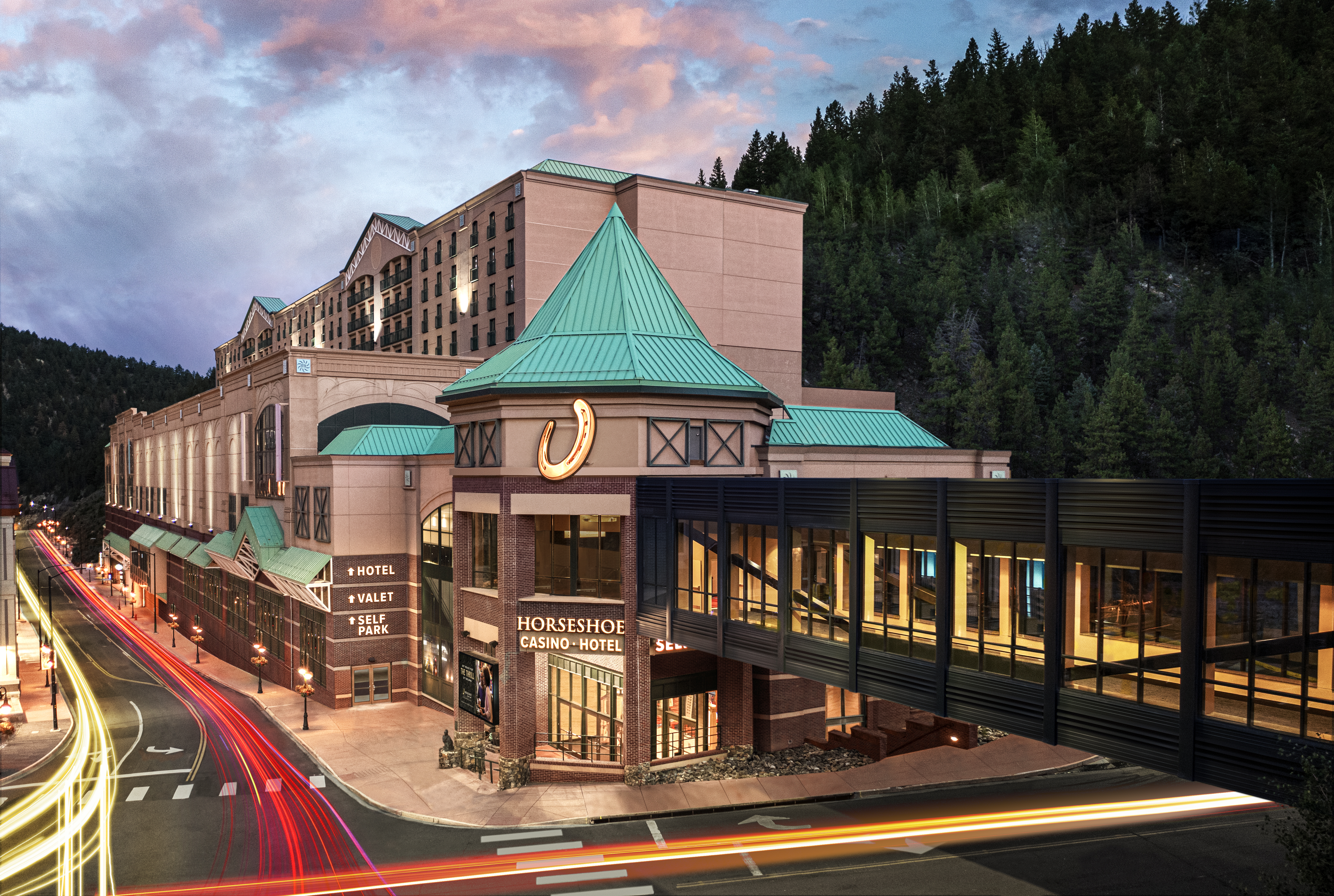 Exterior of Horseshoe Black Hawk, Trademark Collection by Wyndham hotel in Black Hawk, Colorado