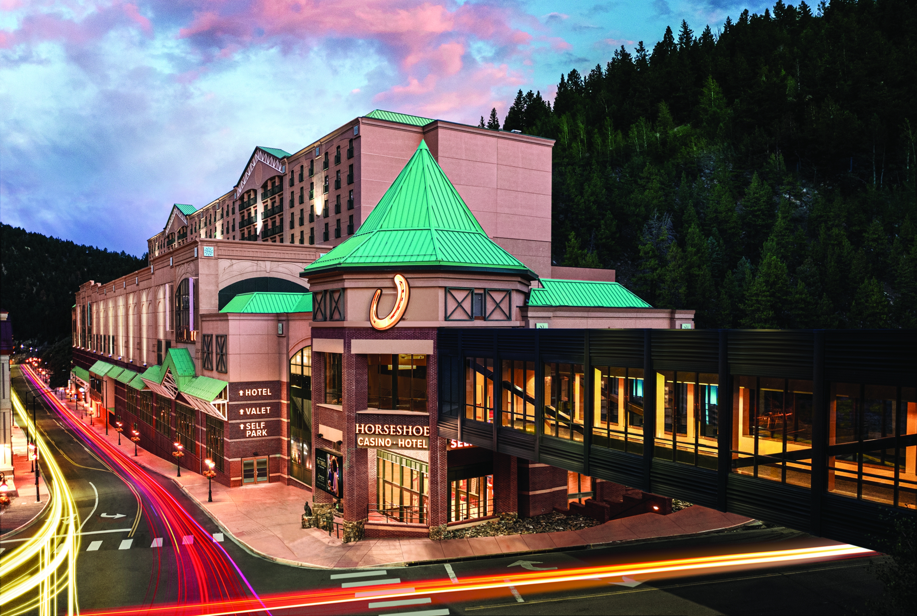 Exterior of Horseshoe Black Hawk, Trademark Collection by Wyndham hotel in Black Hawk, Colorado