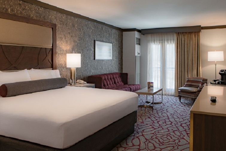 Guest room at the Horseshoe Black Hawk, Trademark Collection by Wyndham in Black Hawk, Colorado