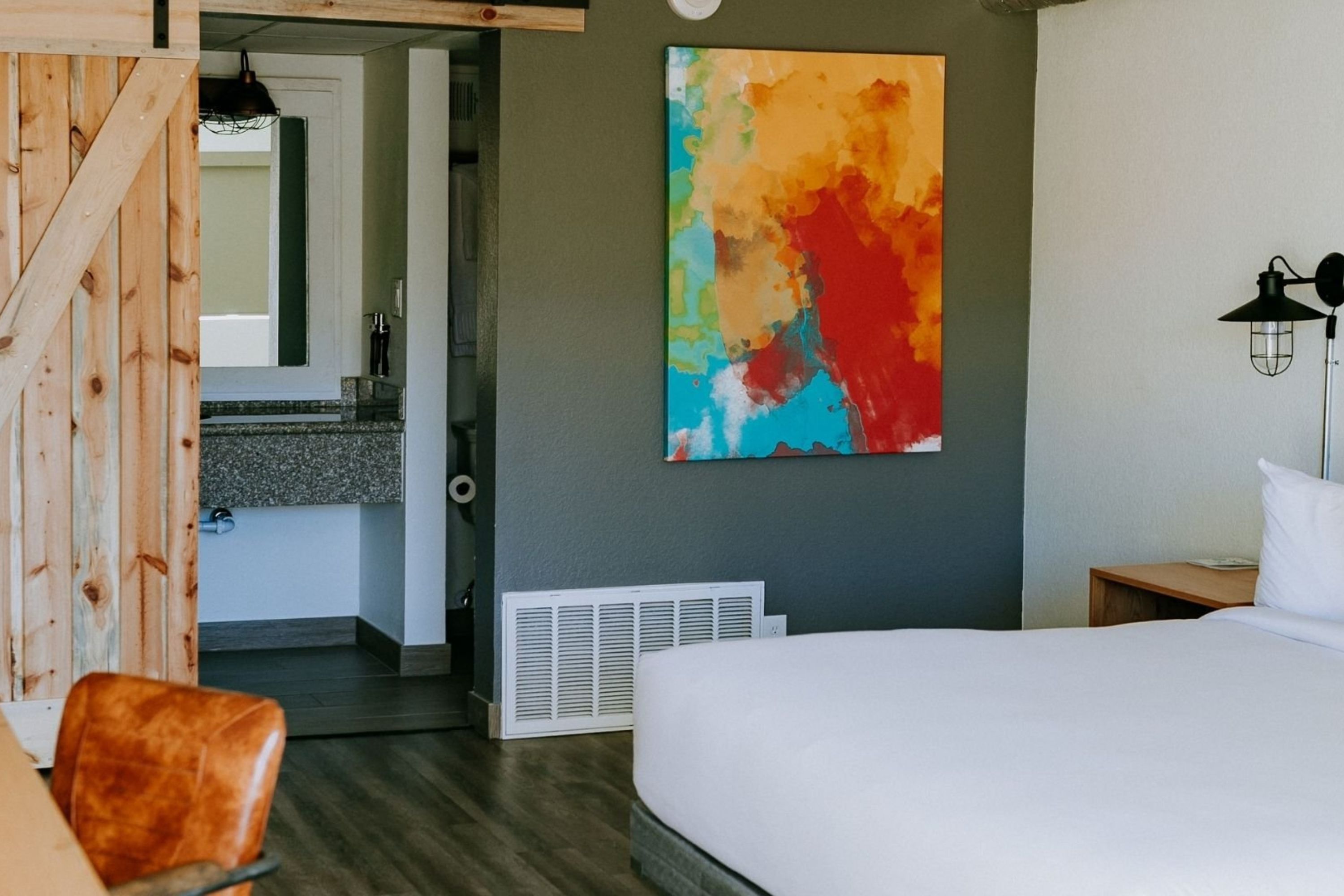 Guest room at the SCP WildFree Colorado Springs, Trademark by Wyndham in Colorado Springs, Colorado