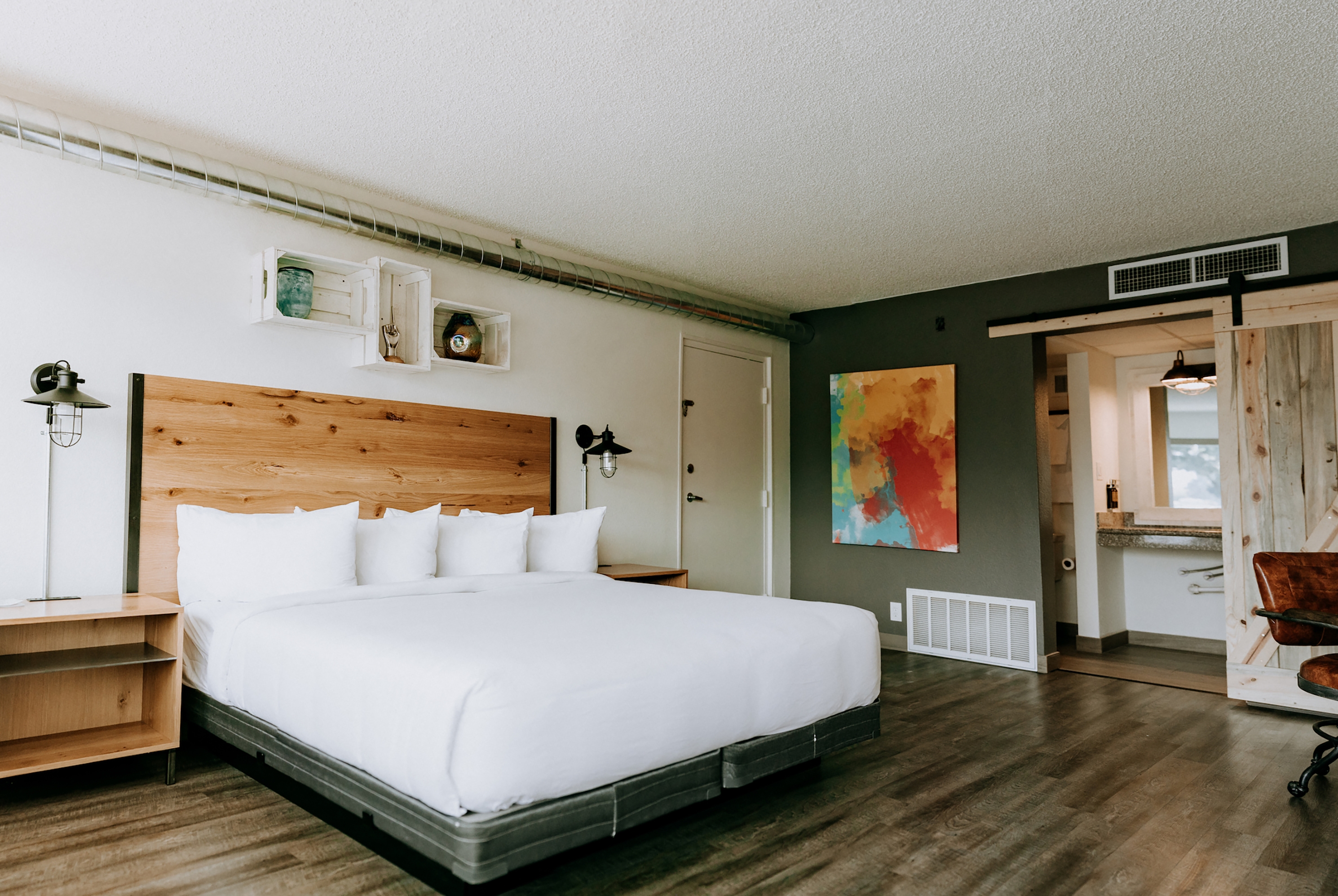 Guest room at the SCP WildFree Colorado Springs, Trademark by Wyndham in Colorado Springs, Colorado