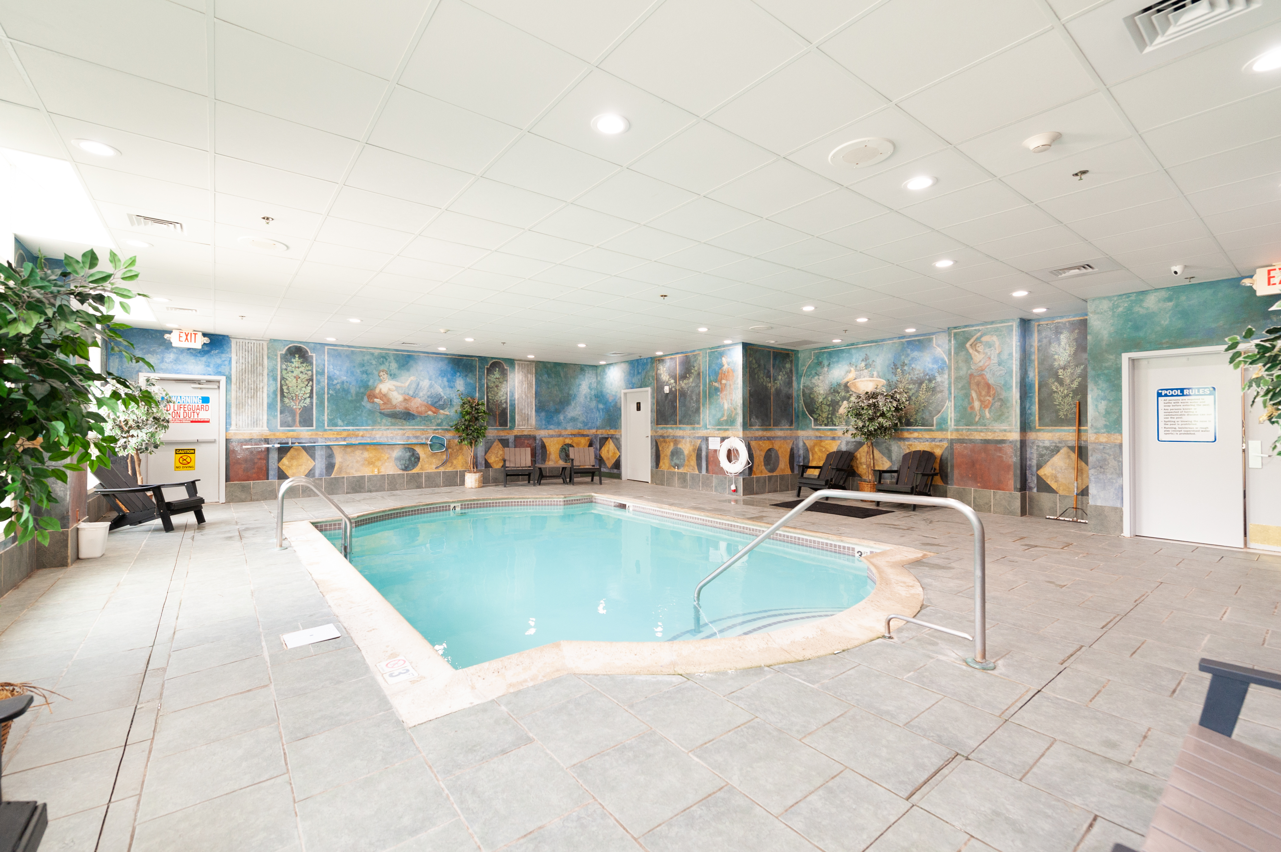 Pool at the Bellissimo Hotel, Trademark by Wyndham Near Foxwoods Casino in North Stonington, Connecticut